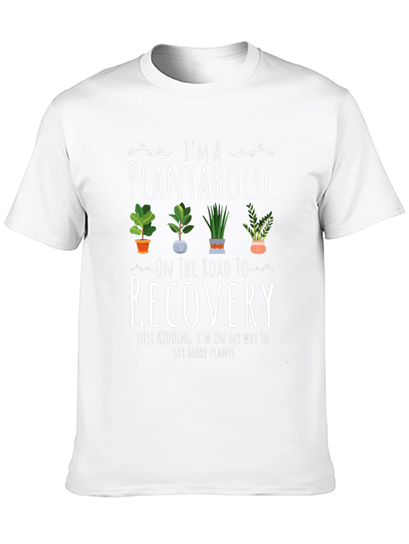 Plantaholic Graphic Tee - Funny Plant Lover Shirt