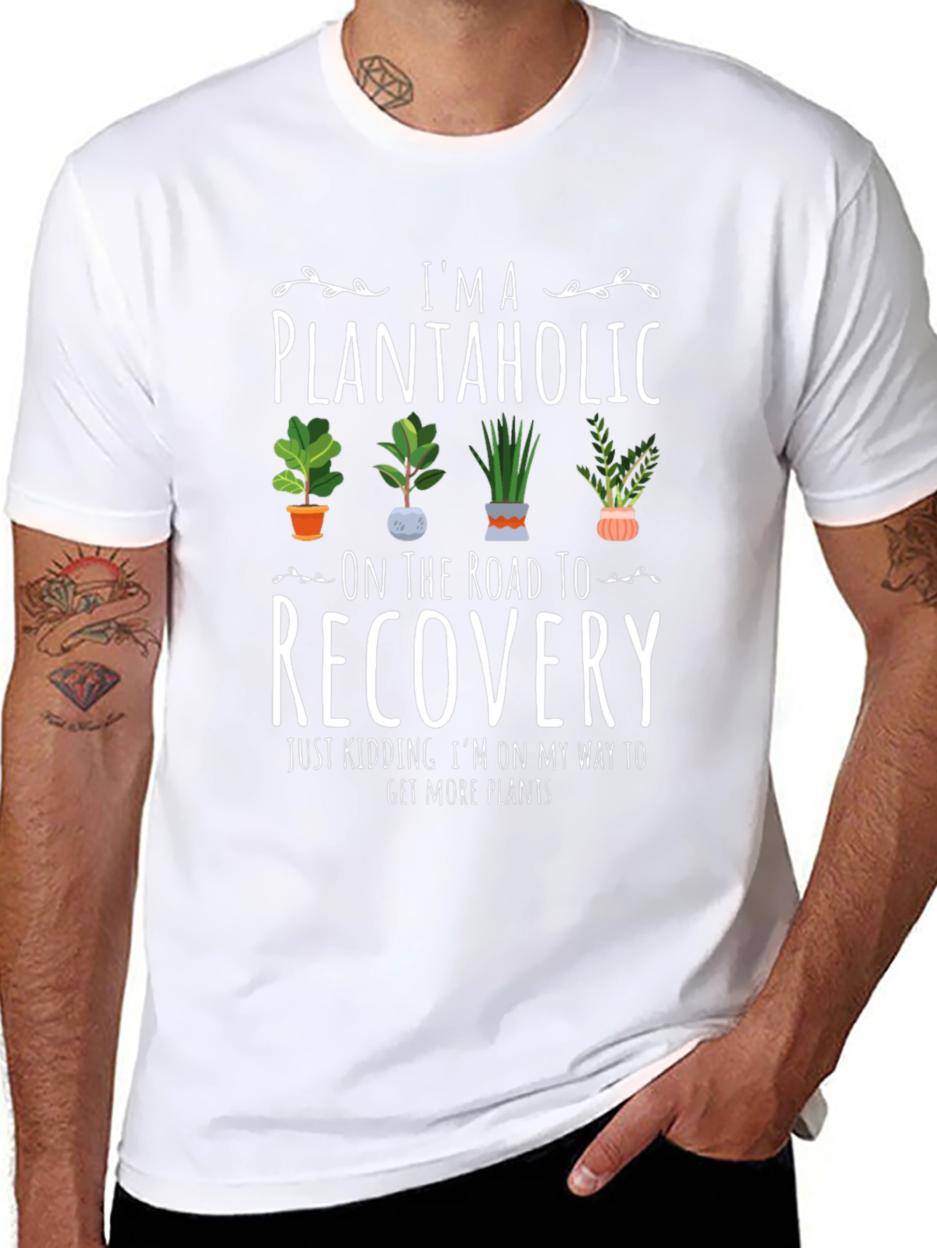 Plantaholic Graphic Tee - Funny Plant Lover Shirt