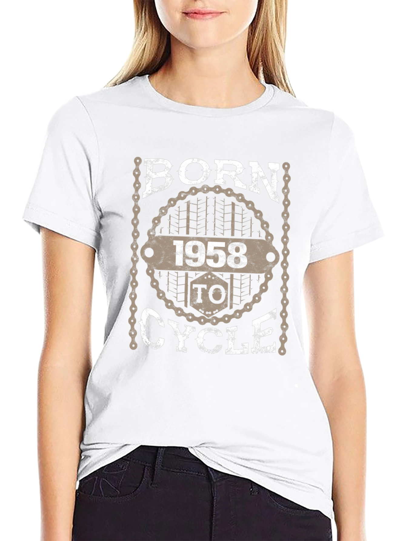 Born To Cycle 1958 Graphic Tee