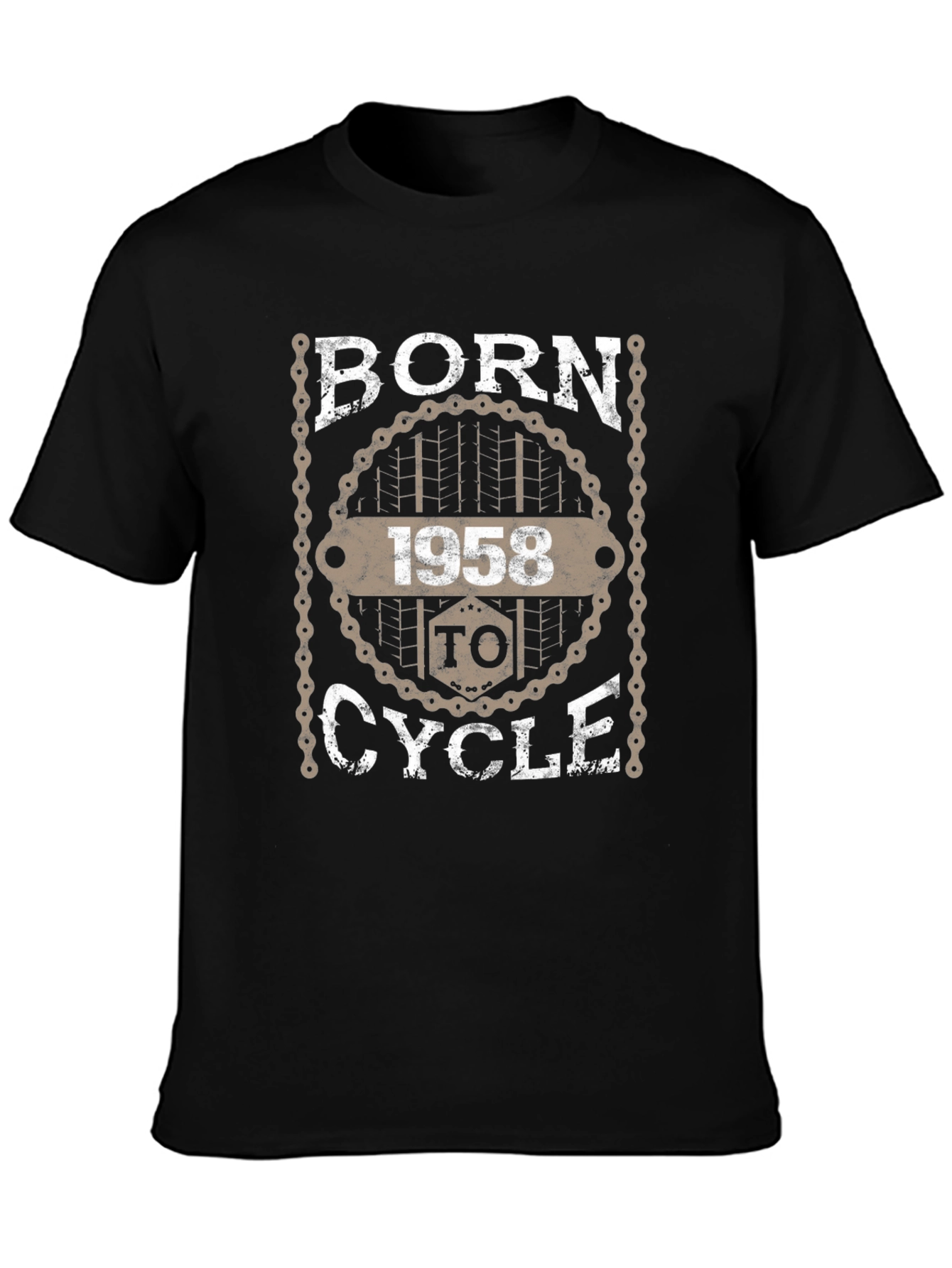Born To Cycle 1958 Graphic Tee