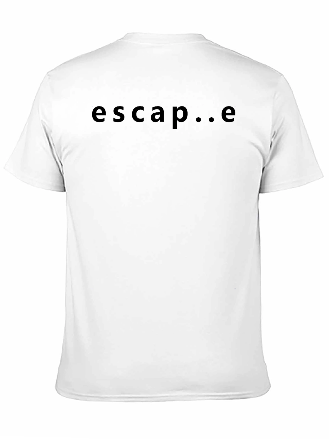 Escape Mens Black Graphic T-Shirt