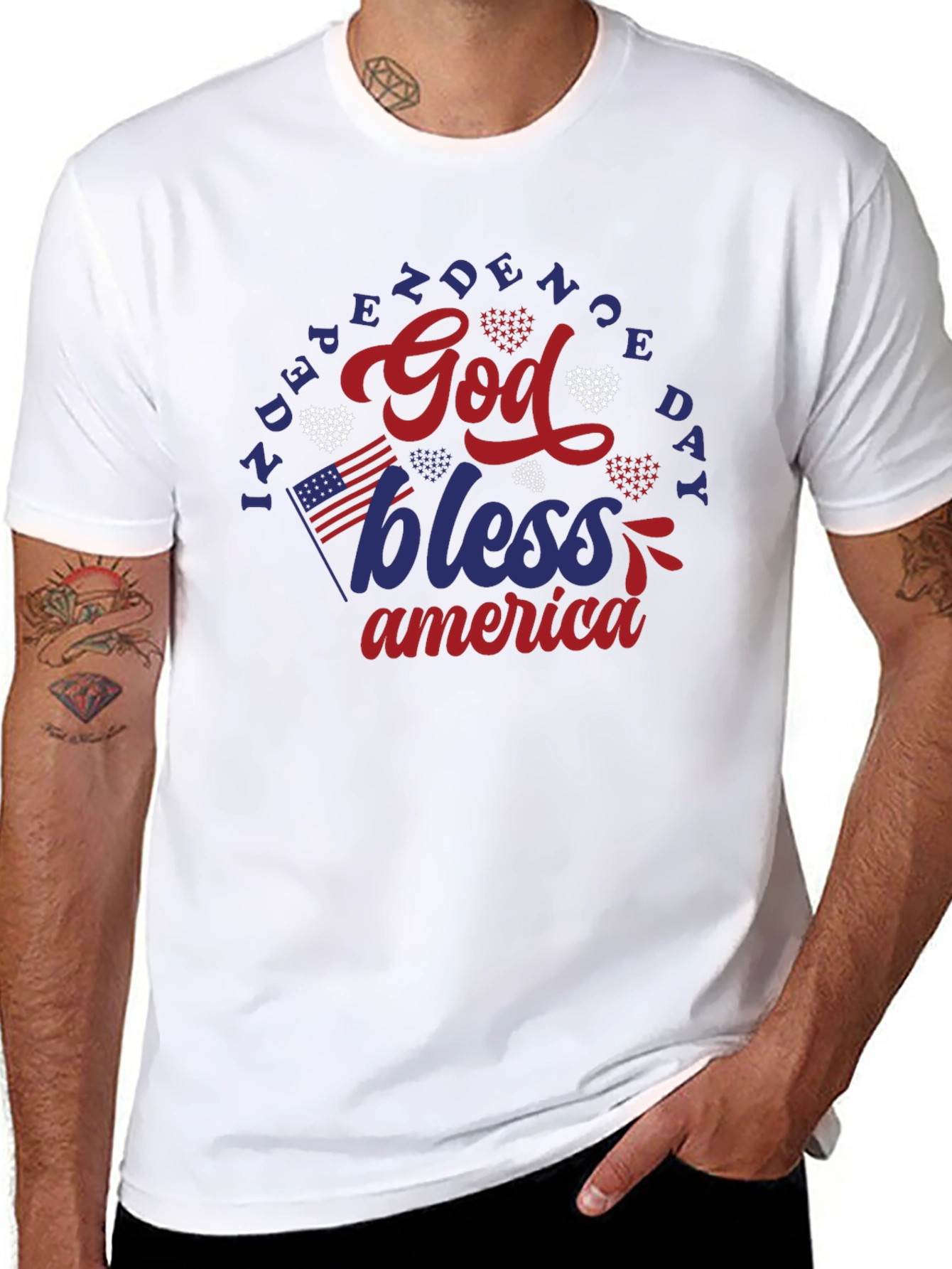 God Bless America Independence Day T-Shirt