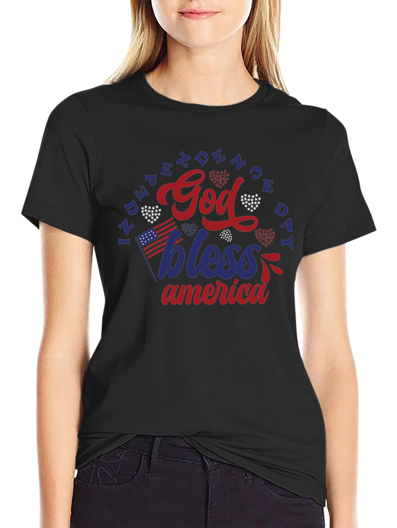 God Bless America Independence Day T-Shirt