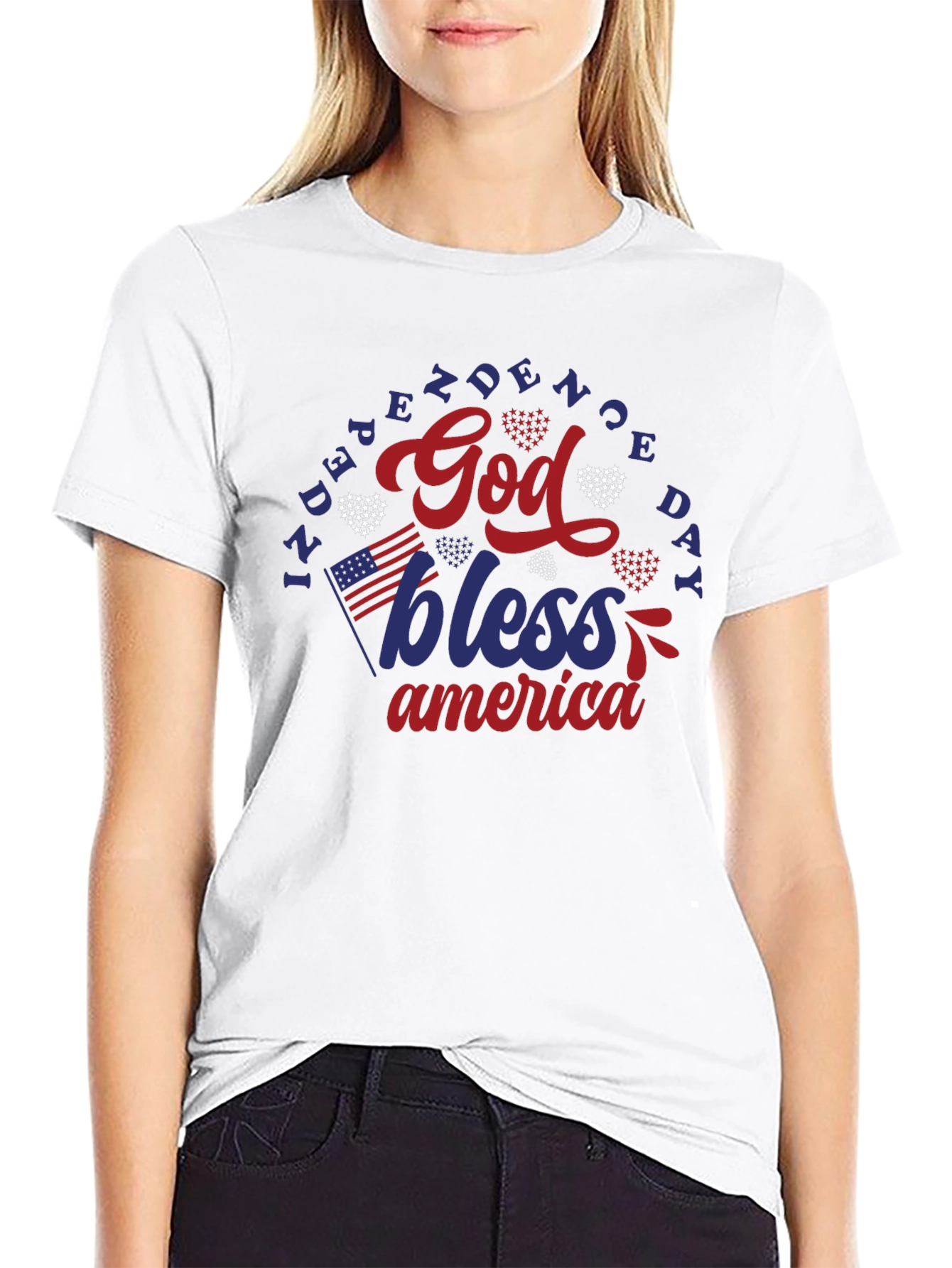 God Bless America Independence Day T-Shirt