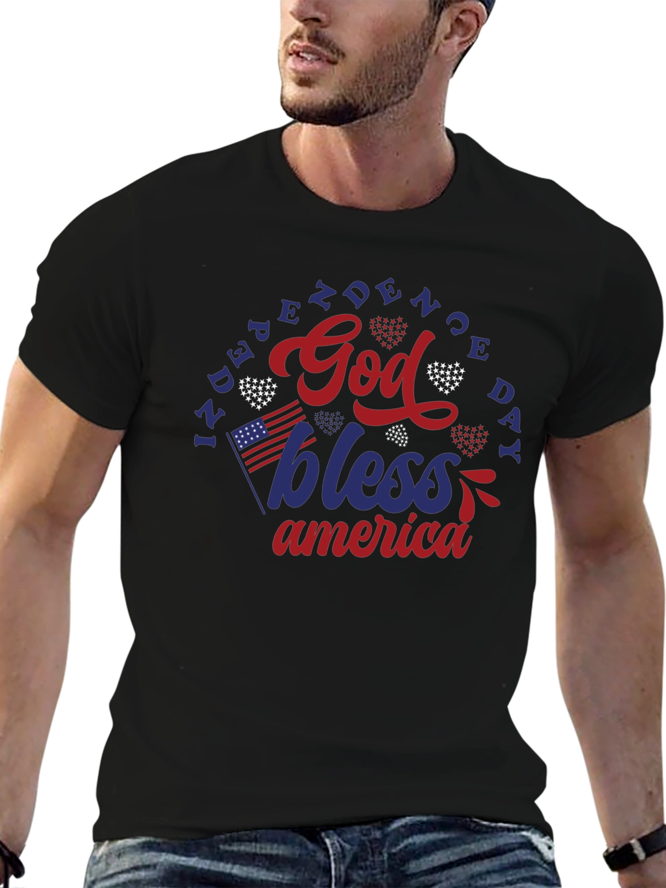 God Bless America Independence Day T-Shirt
