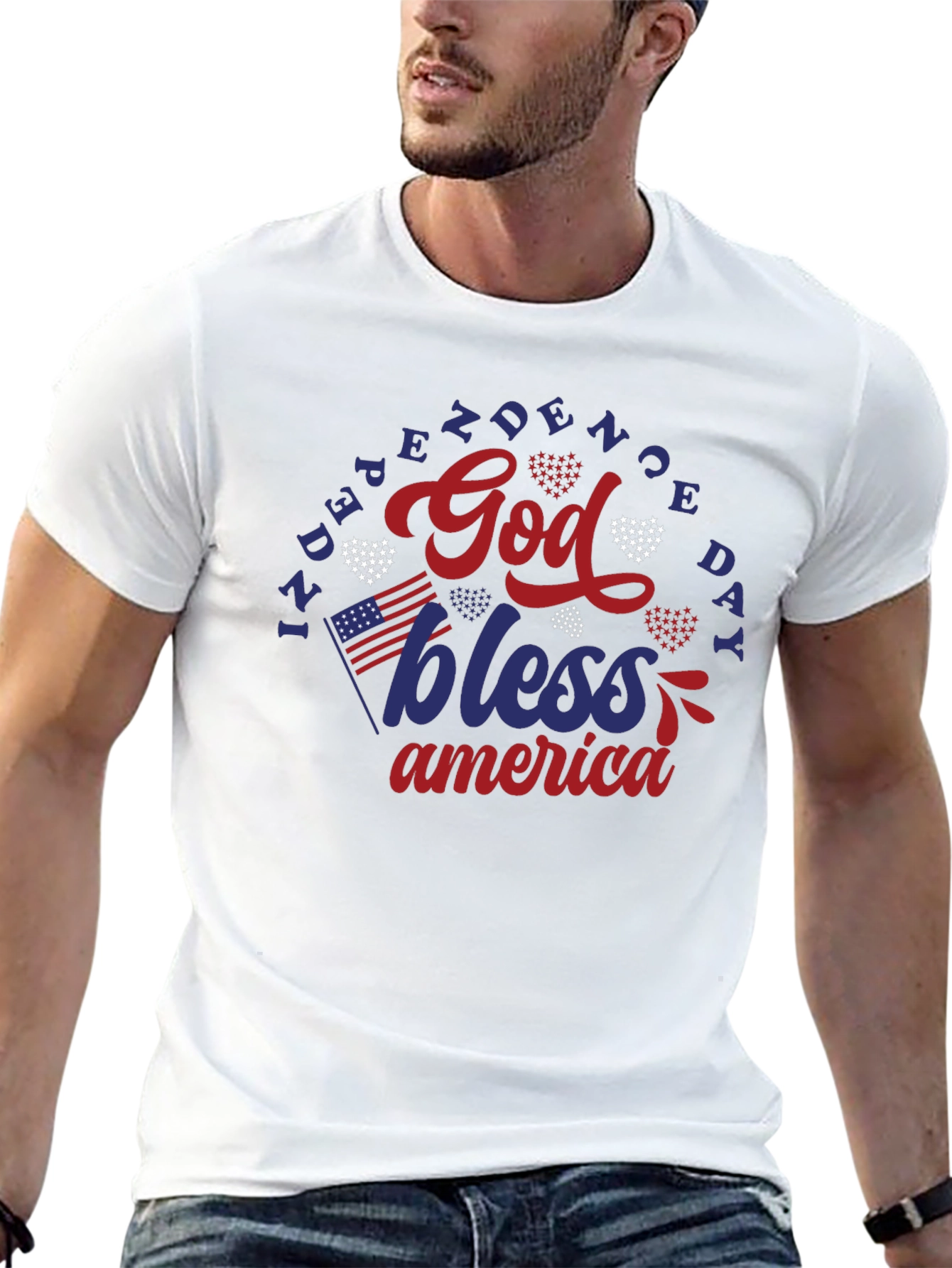 God Bless America Independence Day T-Shirt