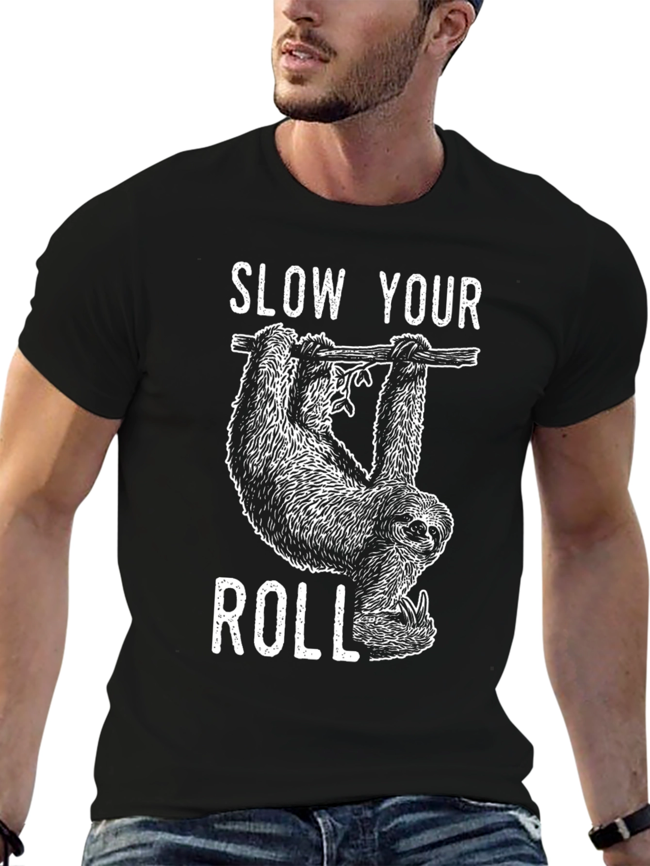 Slow Your Roll Sloth Graphic Tee