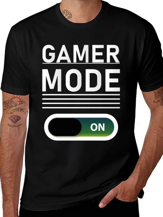 Gamer Mode On T-Shirt - Stylish Gaming Apparel