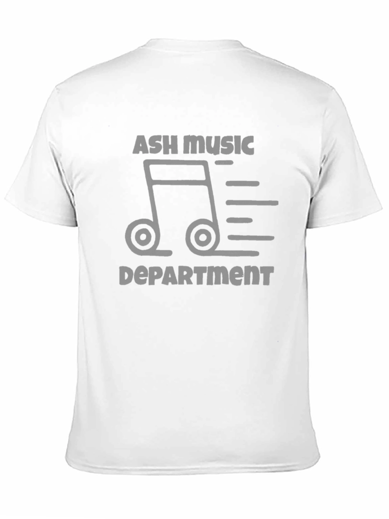 Ash Music Department Tee - Classic Black T-Shirt