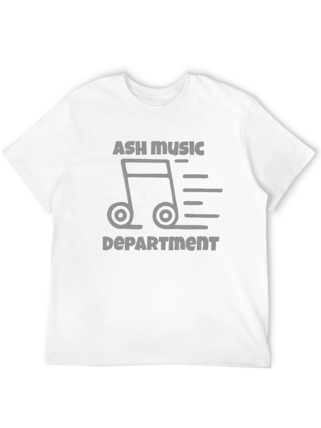 Ash Music Department Tee - Classic Black T-Shirt