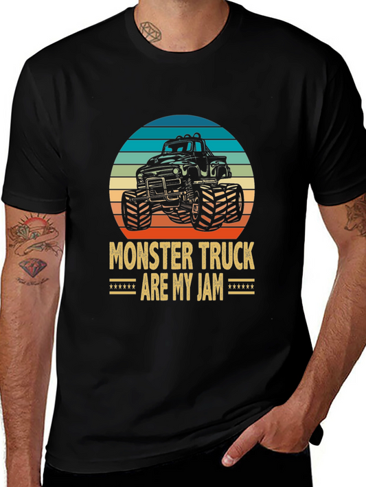 Monster Truck Are My Jam Graphic Tee