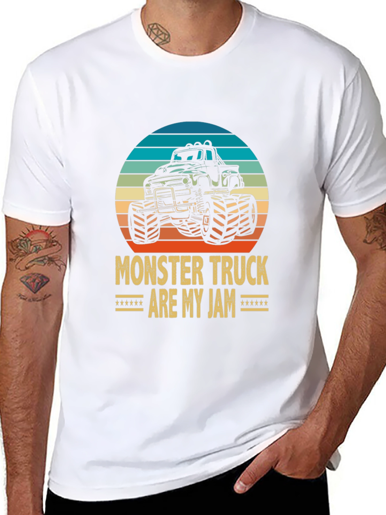 Monster Truck Are My Jam Graphic Tee