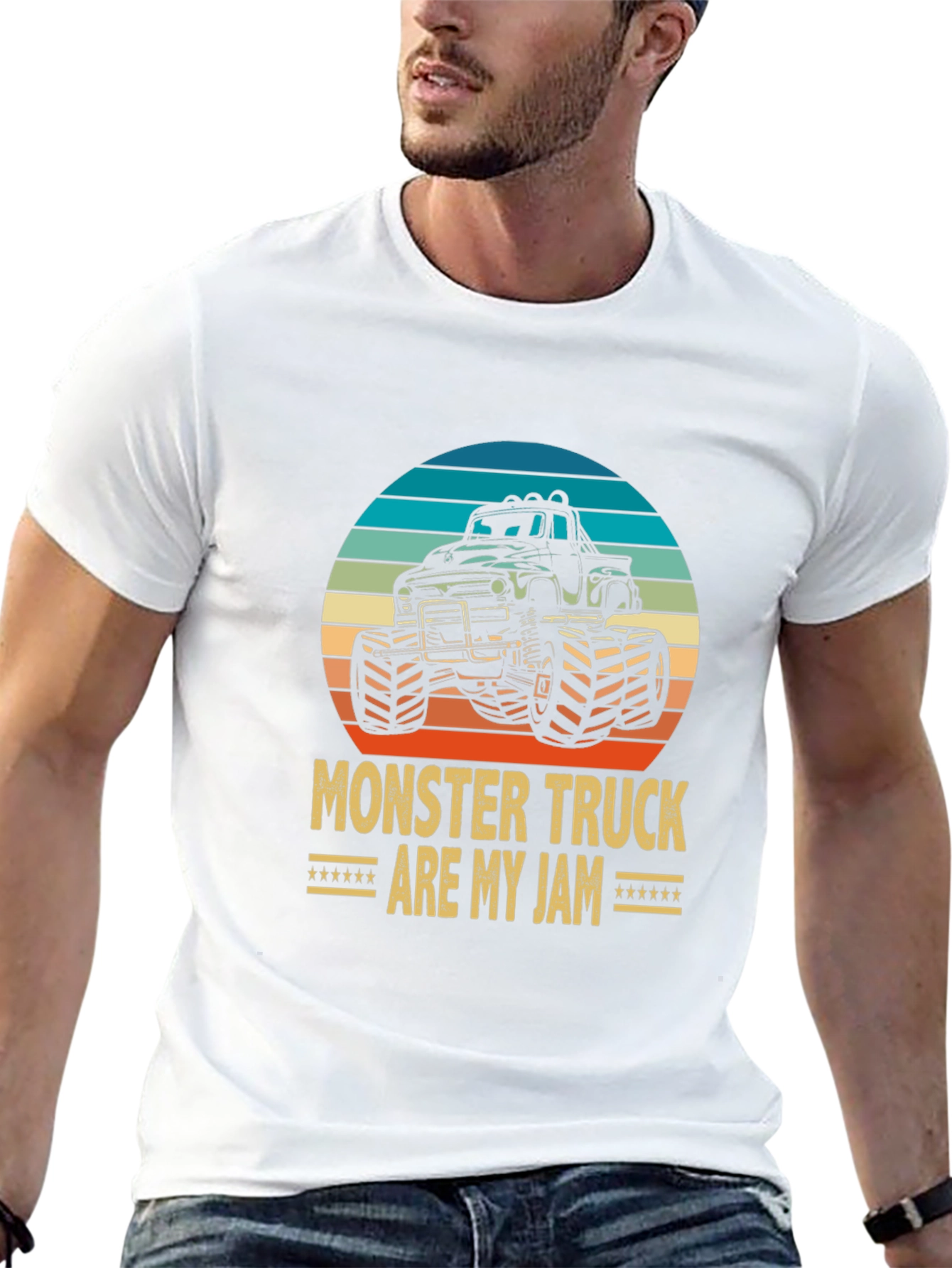 Monster Truck Are My Jam Graphic Tee