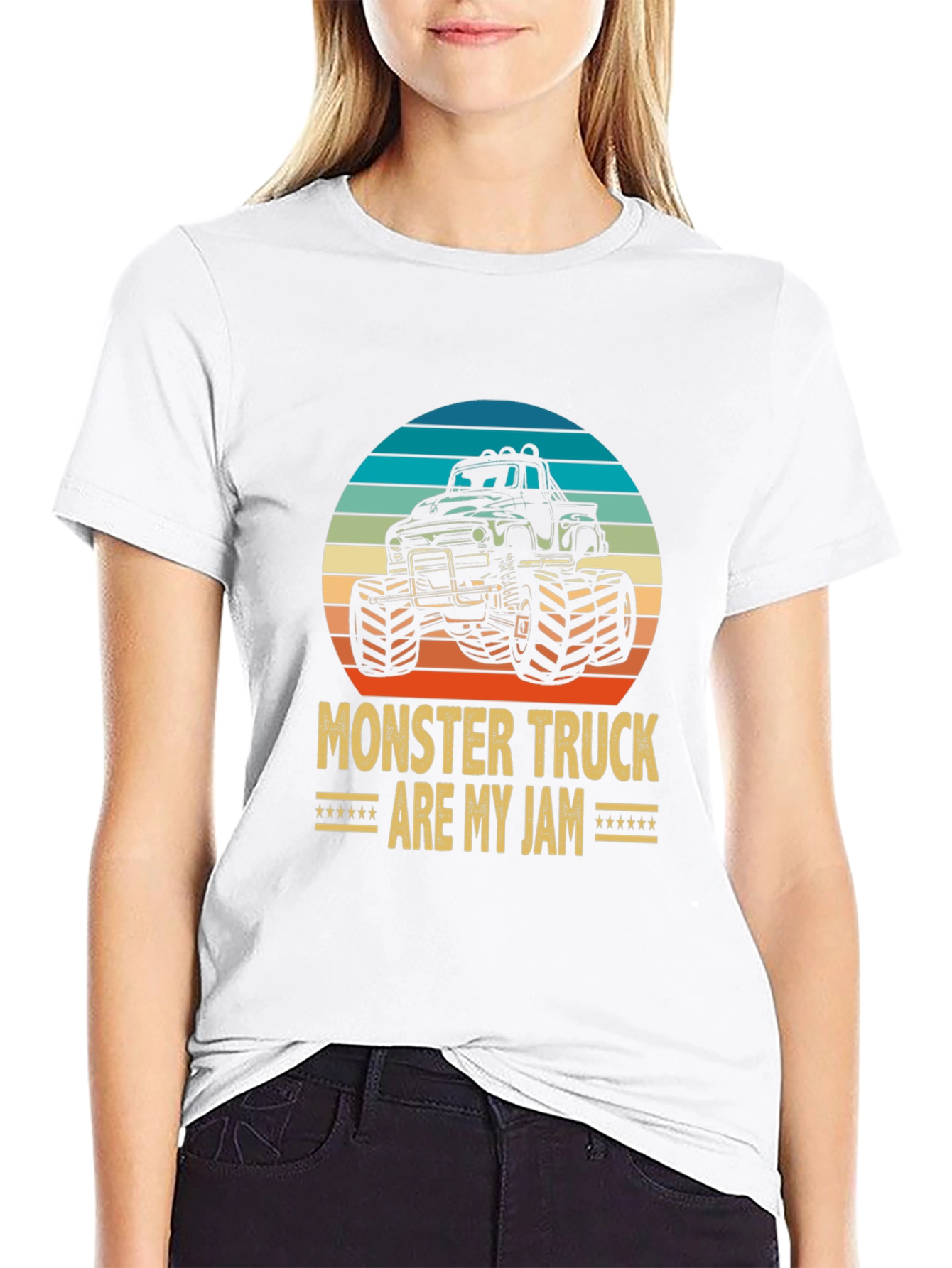 Monster Truck Are My Jam Graphic Tee
