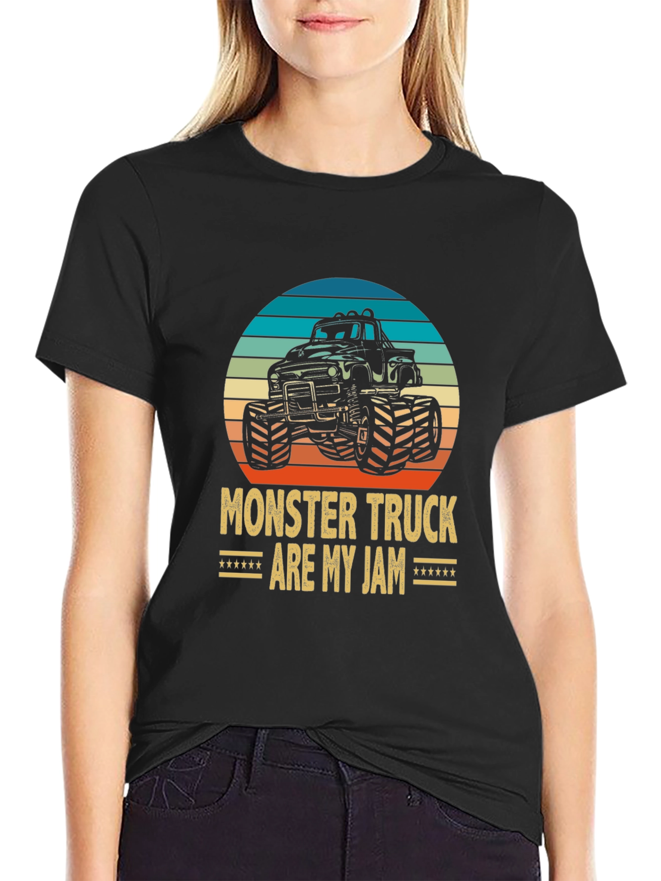 Monster Truck Are My Jam Graphic Tee