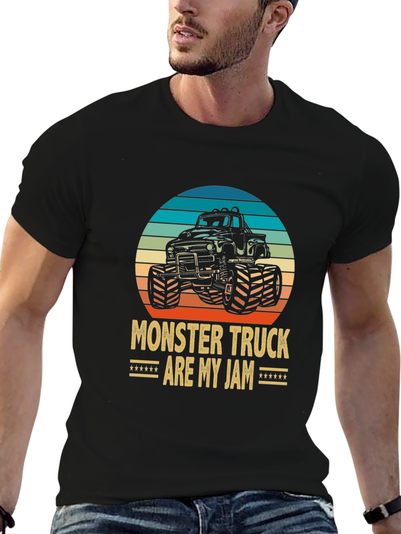 Monster Truck Are My Jam Graphic Tee