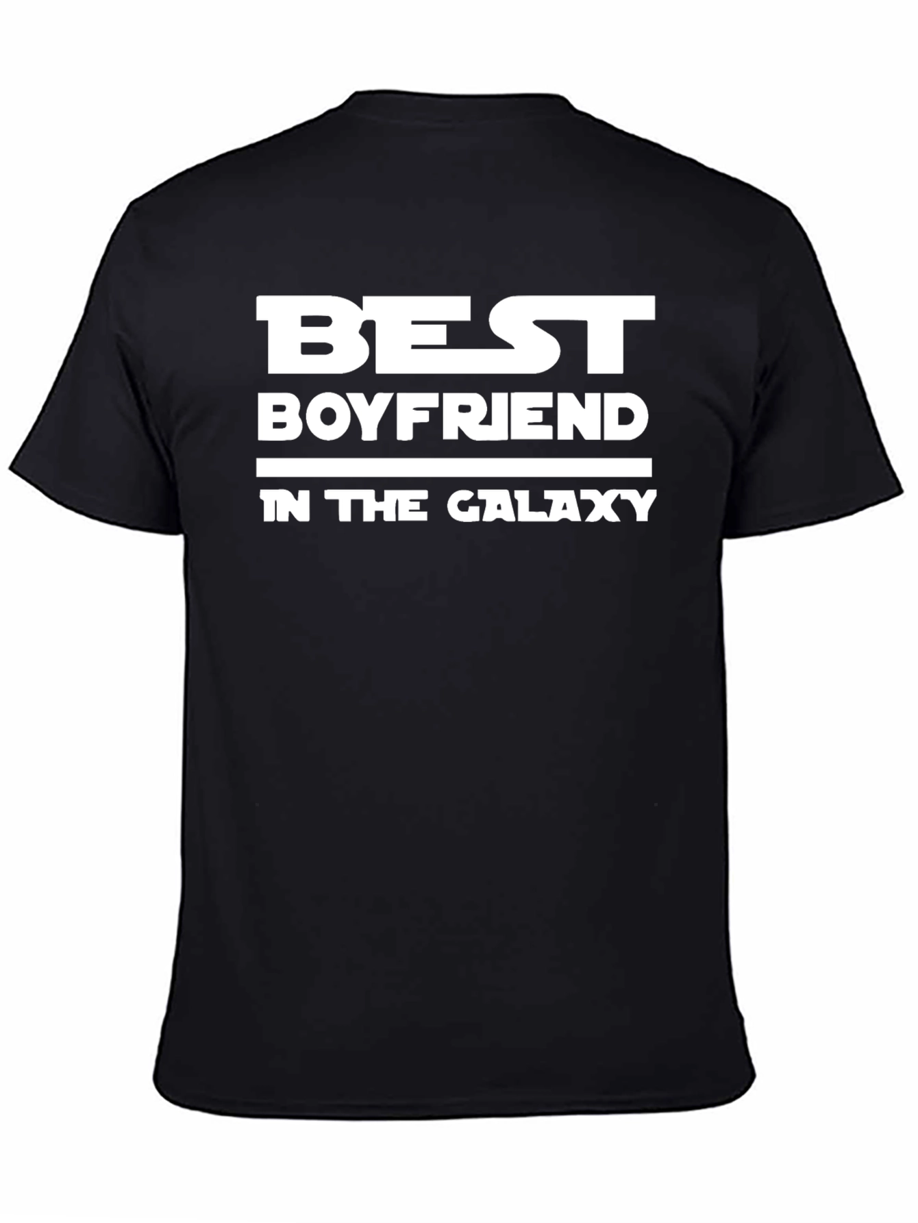 Best Boyfriend In The Galaxy Black T-Shirt