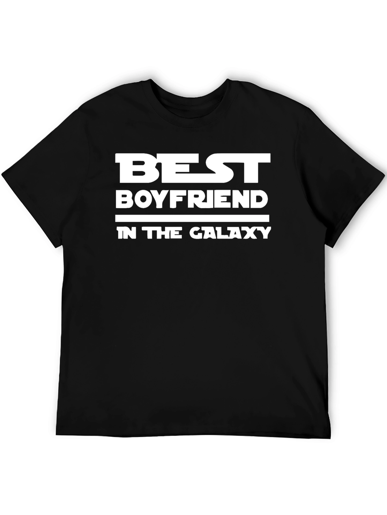 Best Boyfriend In The Galaxy Black T-Shirt