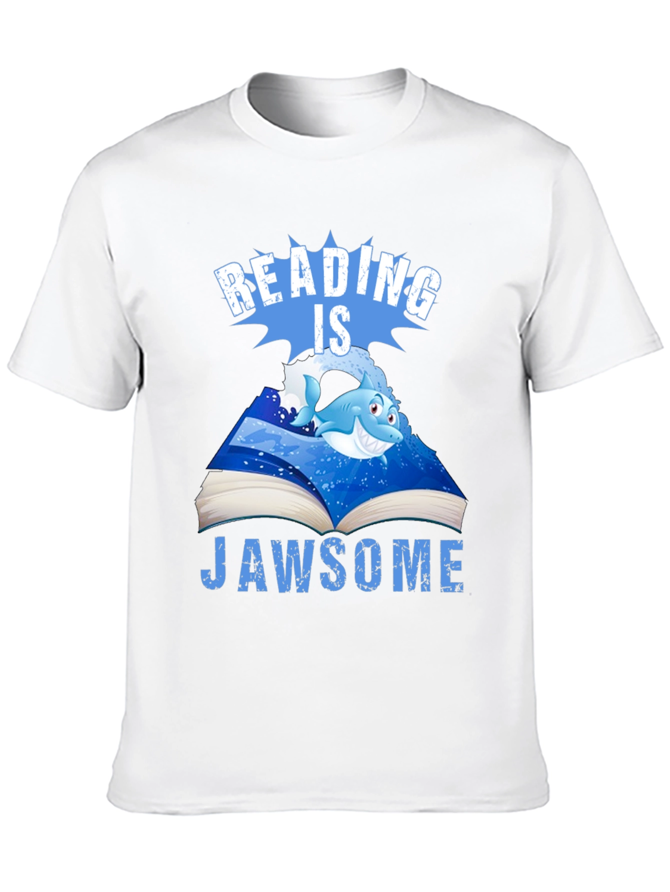 Reading is Jawsome T-Shirt - Shark Book Tee