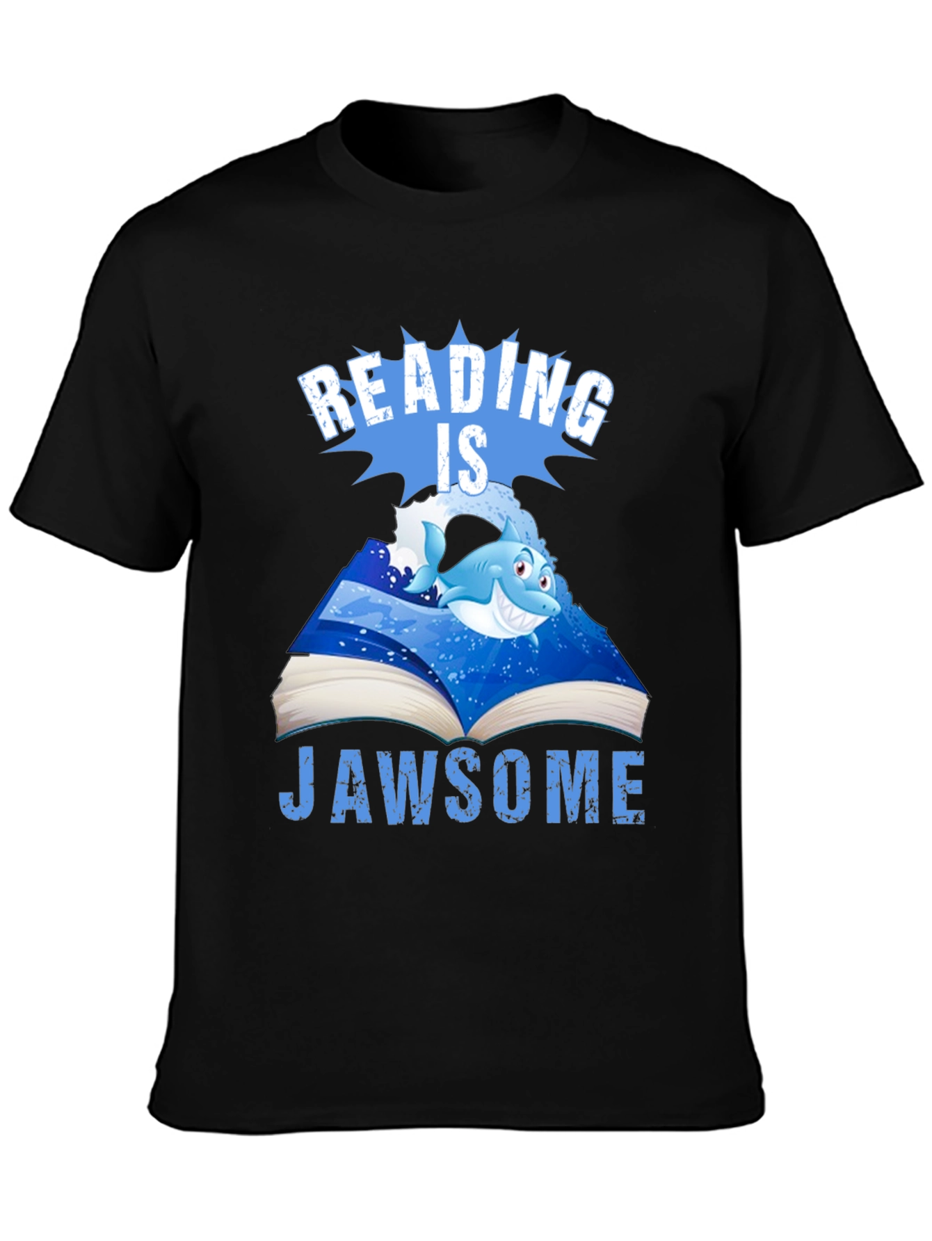 Reading is Jawsome T-Shirt - Shark Book Tee