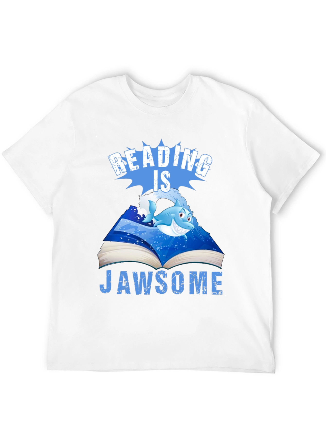 Reading is Jawsome T-Shirt - Shark Book Tee