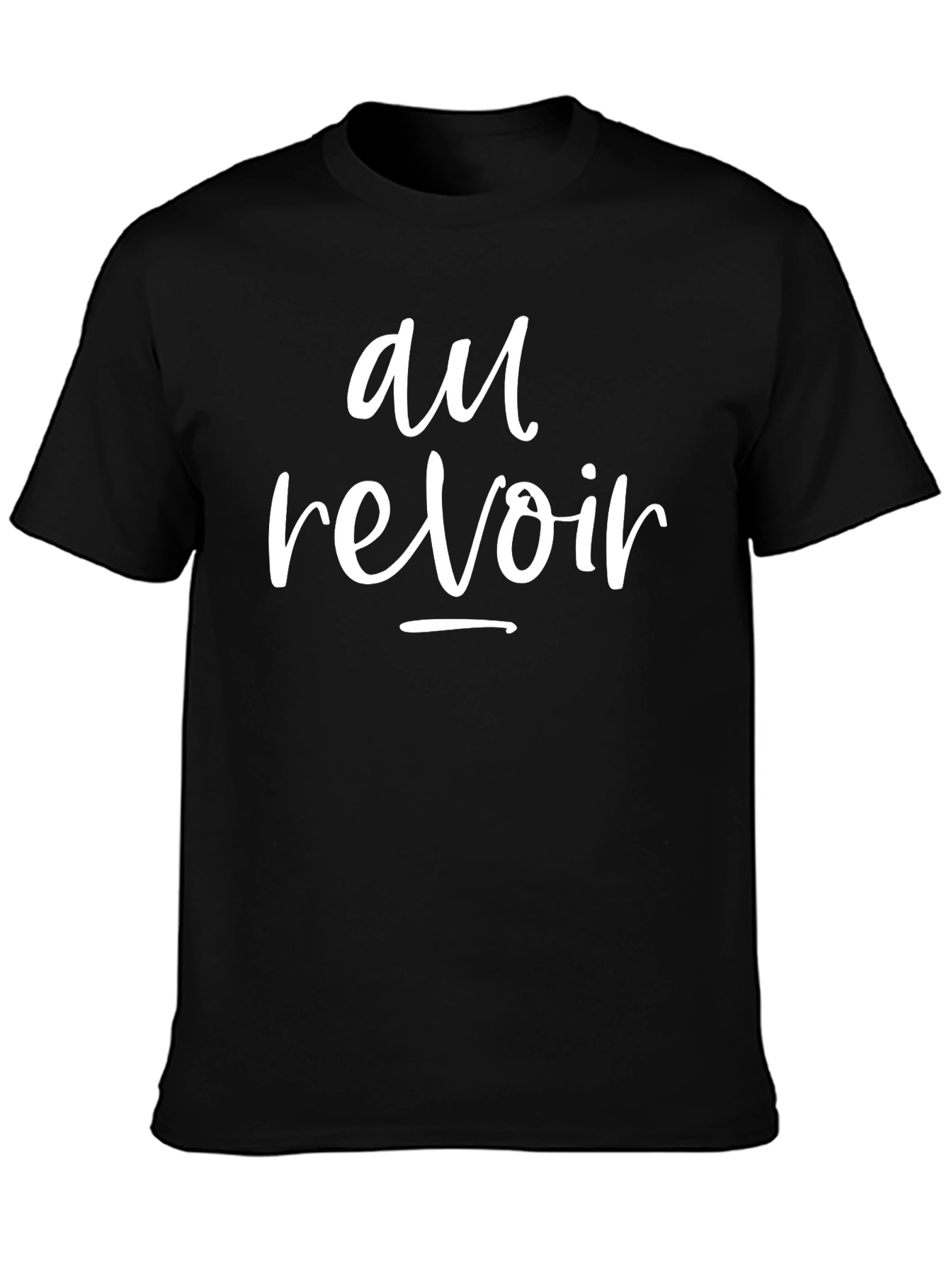 Au Revoir Graphic Tee - Soft Cotton Blend