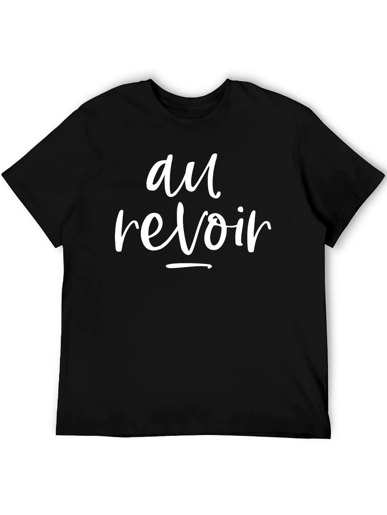 Au Revoir Graphic Tee - Soft Cotton Blend