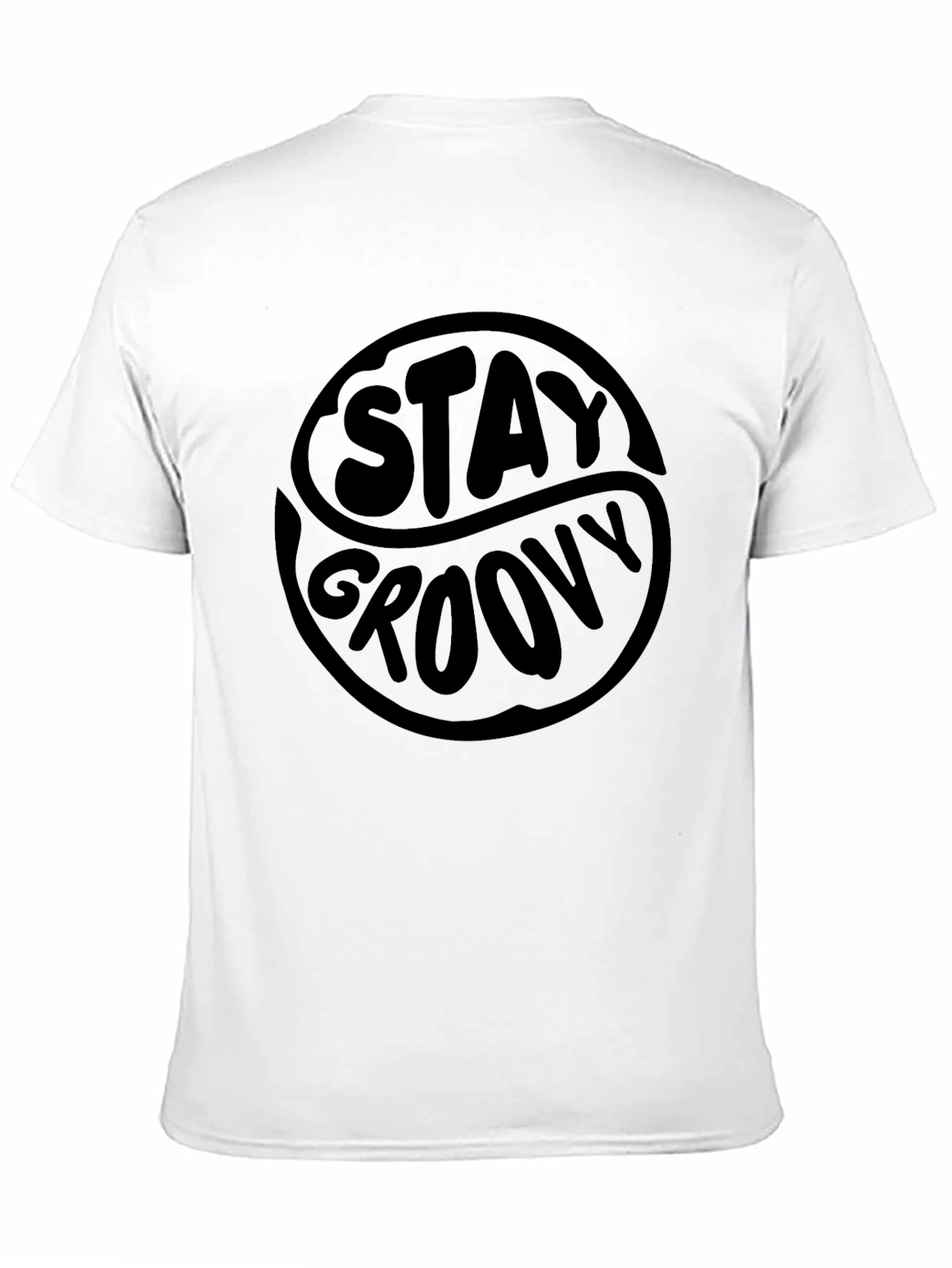 Stay Groovy Black Graphic Tee