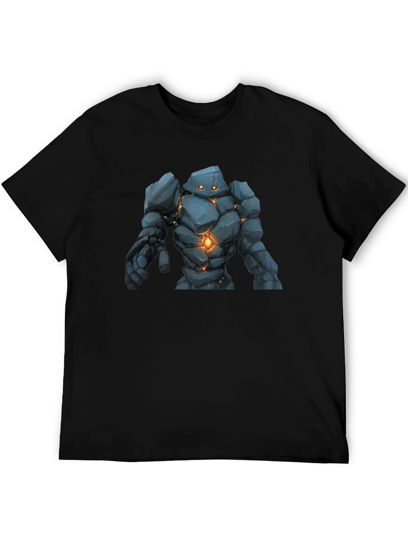 Golem Graphic Print Black T-Shirt