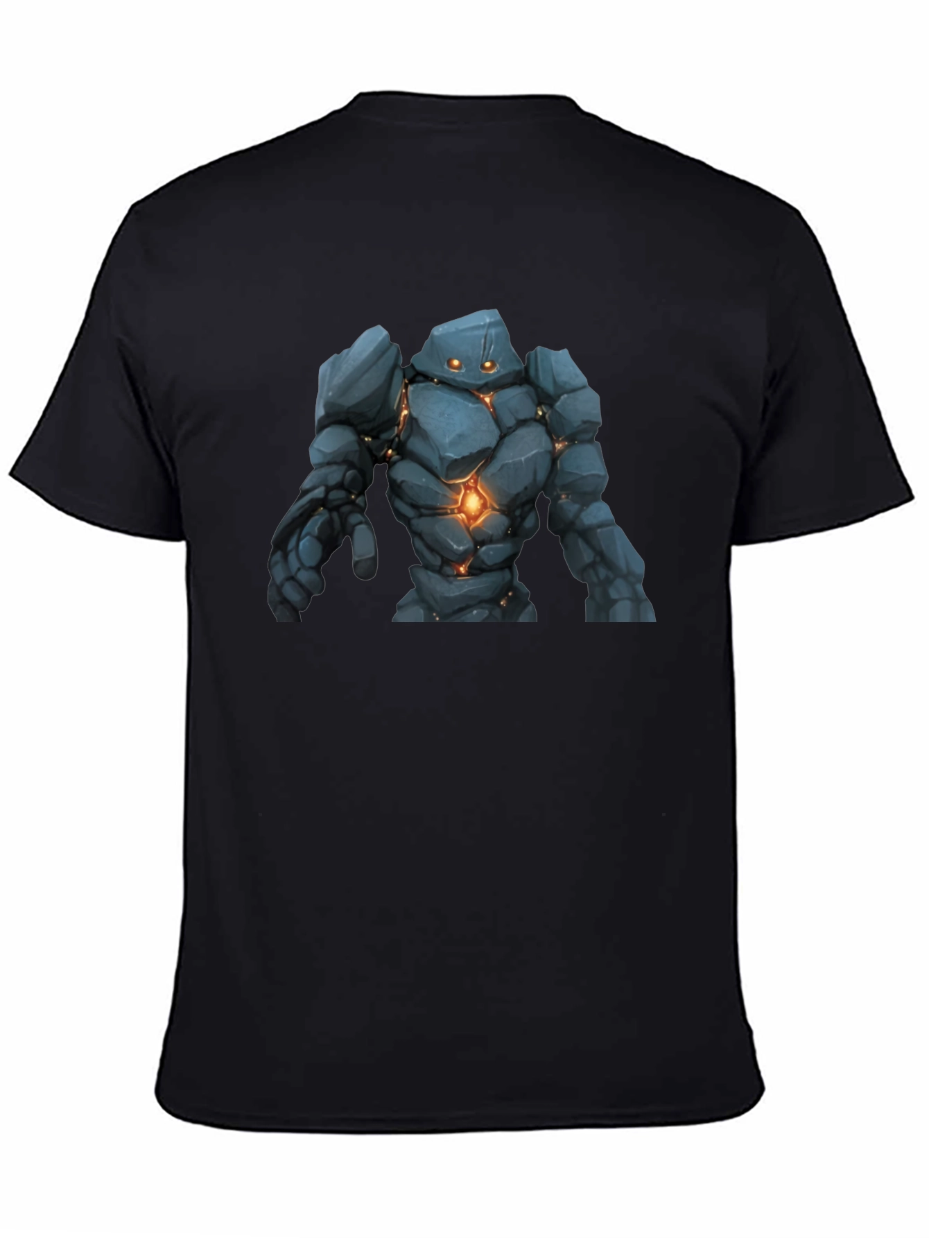 Golem Graphic Print Black T-Shirt