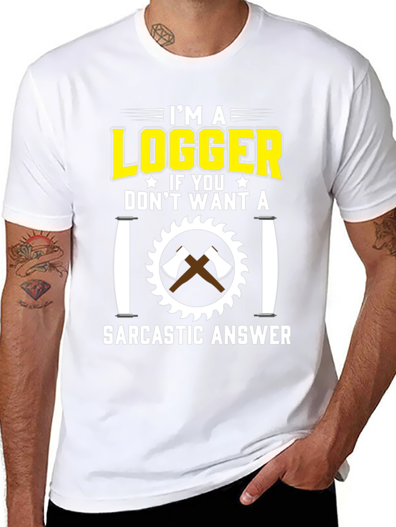 Logger Sarcastic Answer T-Shirt