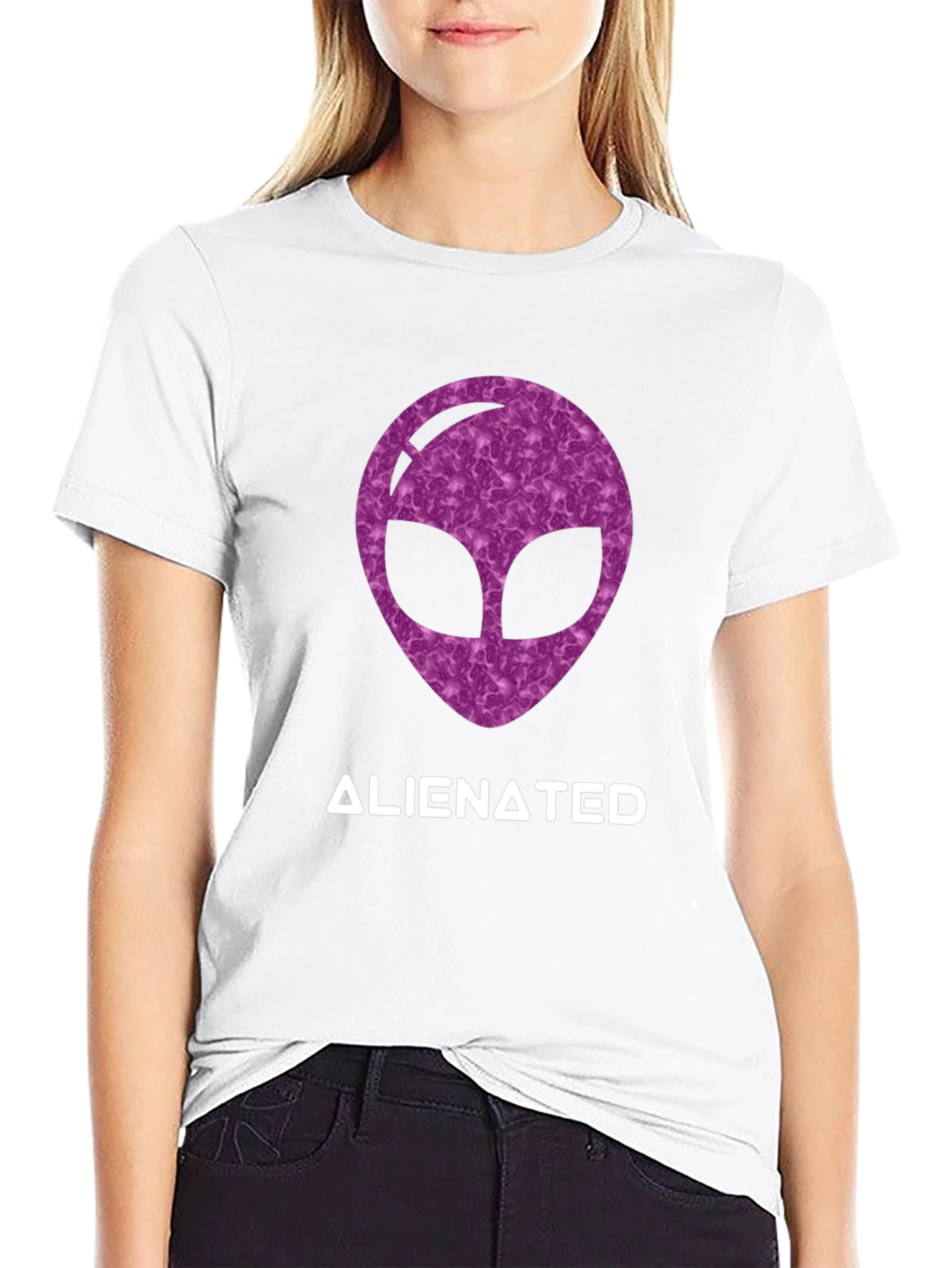 Alienated T-Shirt: Stylish Sci-Fi Design