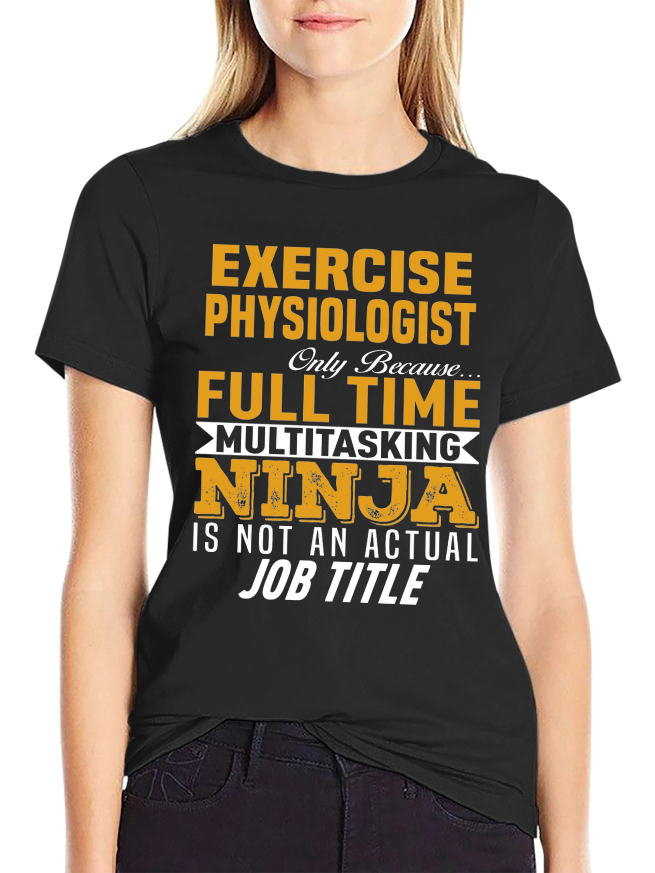 Exercise Physiologist Multitasking Ninja Graphic Tee