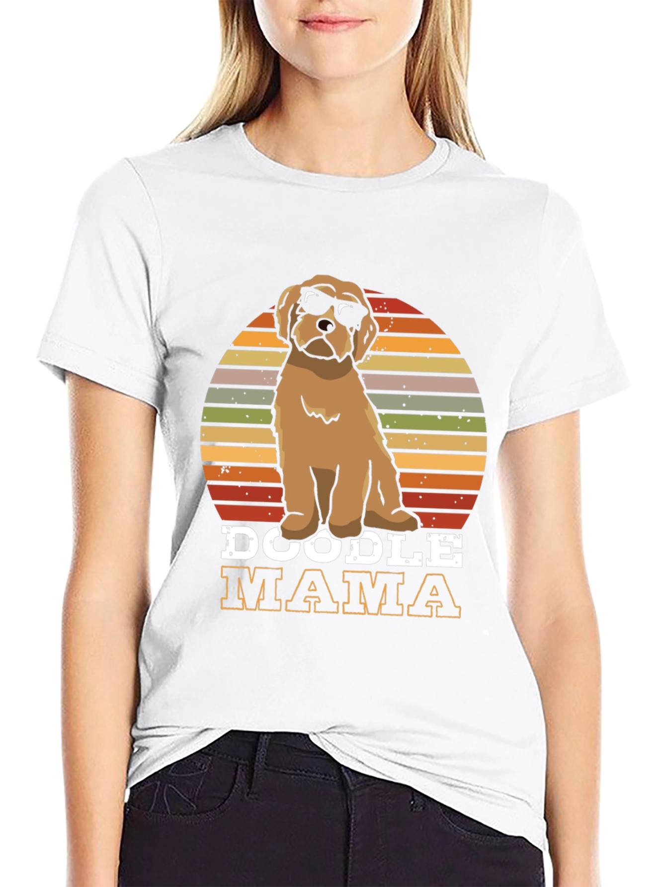 Doodle Mama T-Shirt Cute Dog Lover Tee