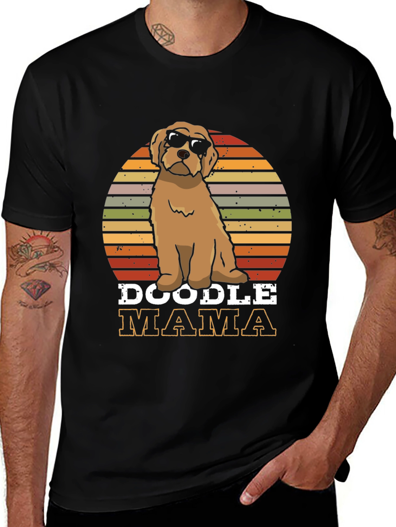 Doodle Mama T-Shirt Cute Dog Lover Tee