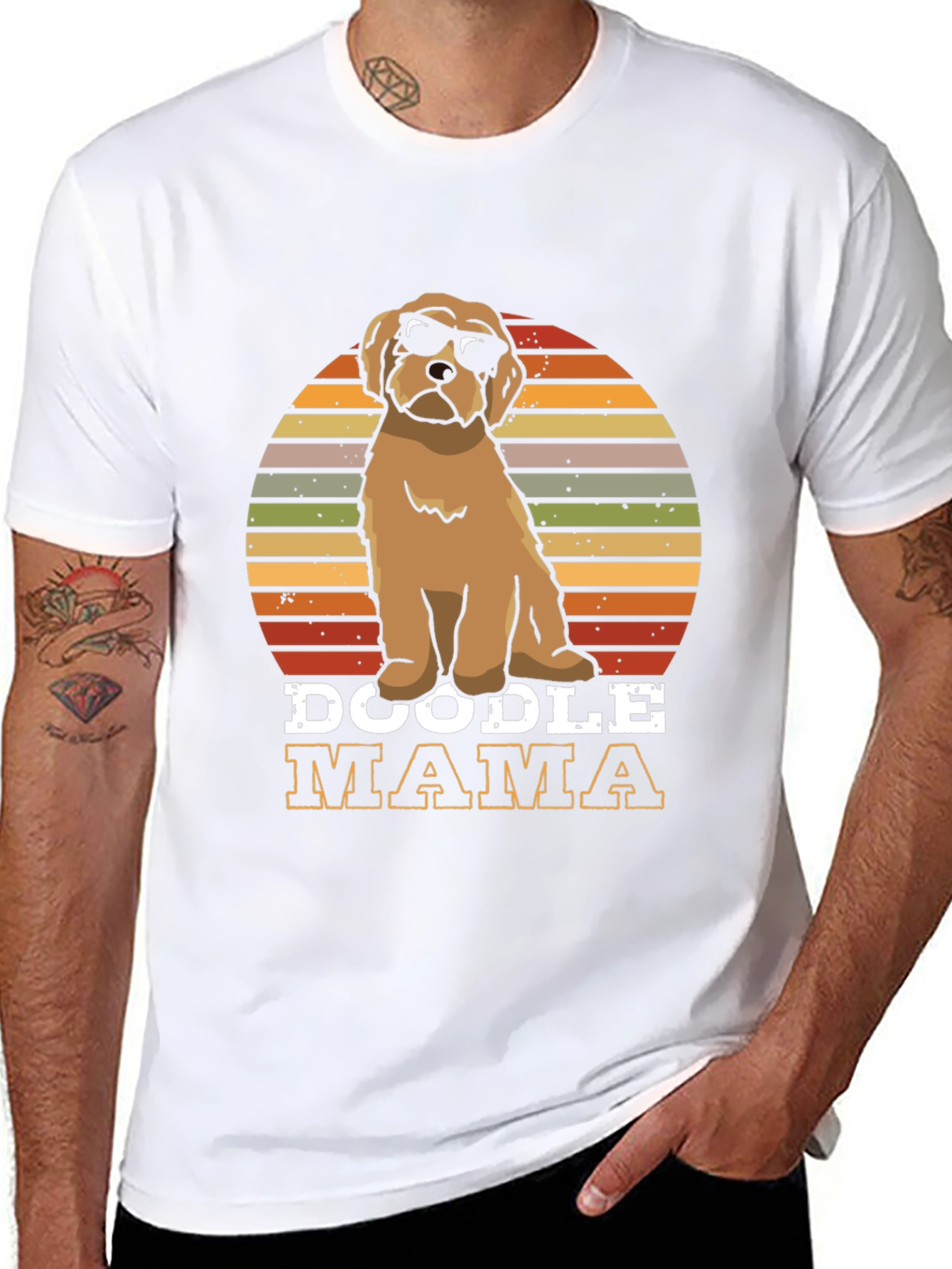 Doodle Mama T-Shirt Cute Dog Lover Tee