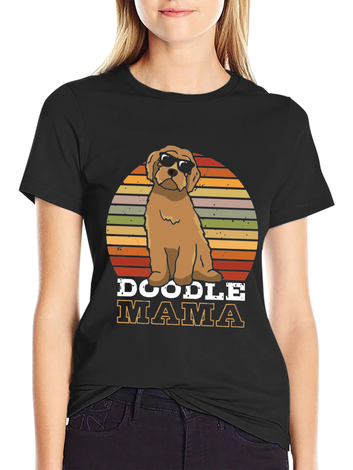 Doodle Mama T-Shirt Cute Dog Lover Tee
