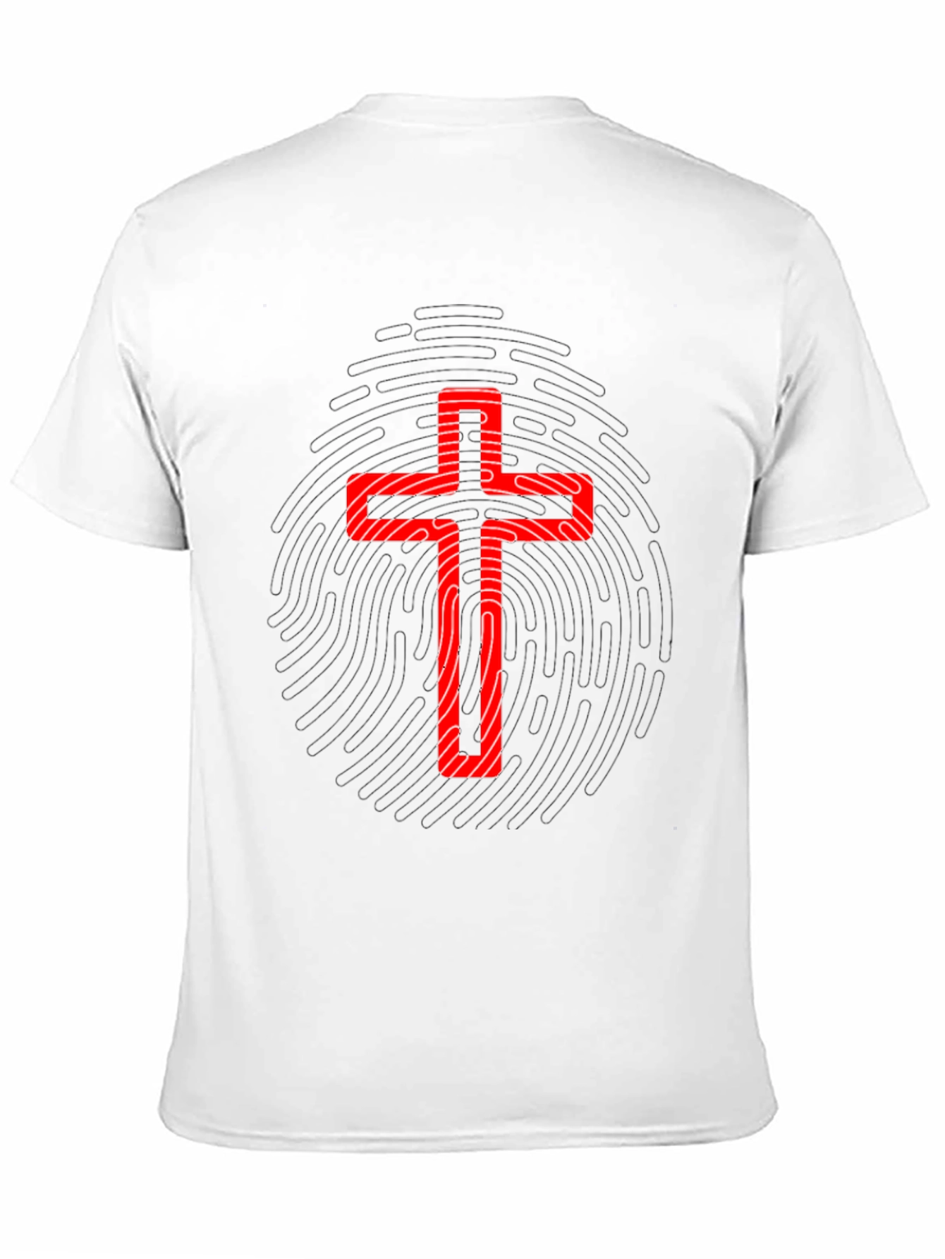 Red Cross Graphic Black T-Shirt
