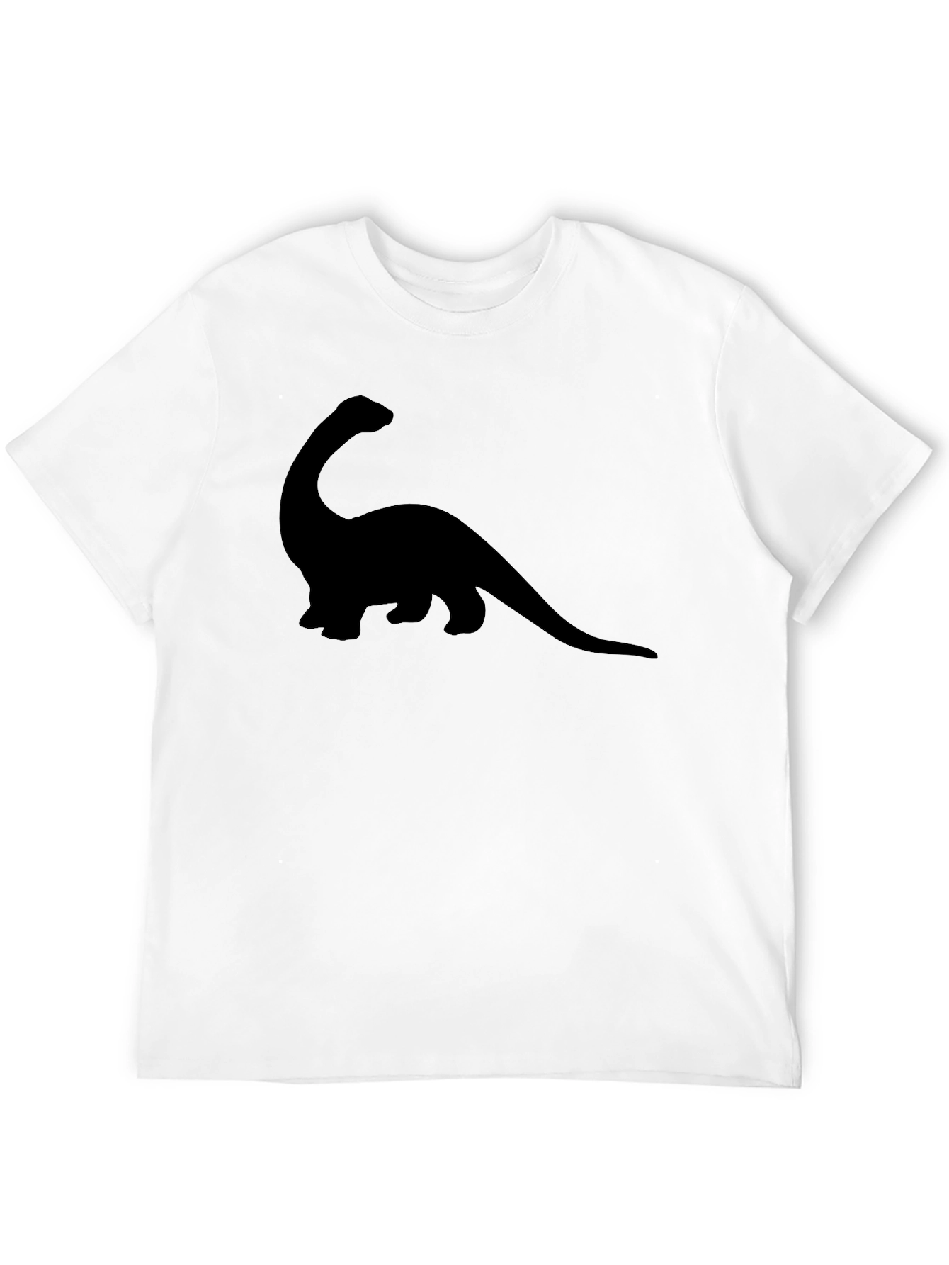 Dinosaur Graphic Tee - Black Brontosaurus T-Shirt