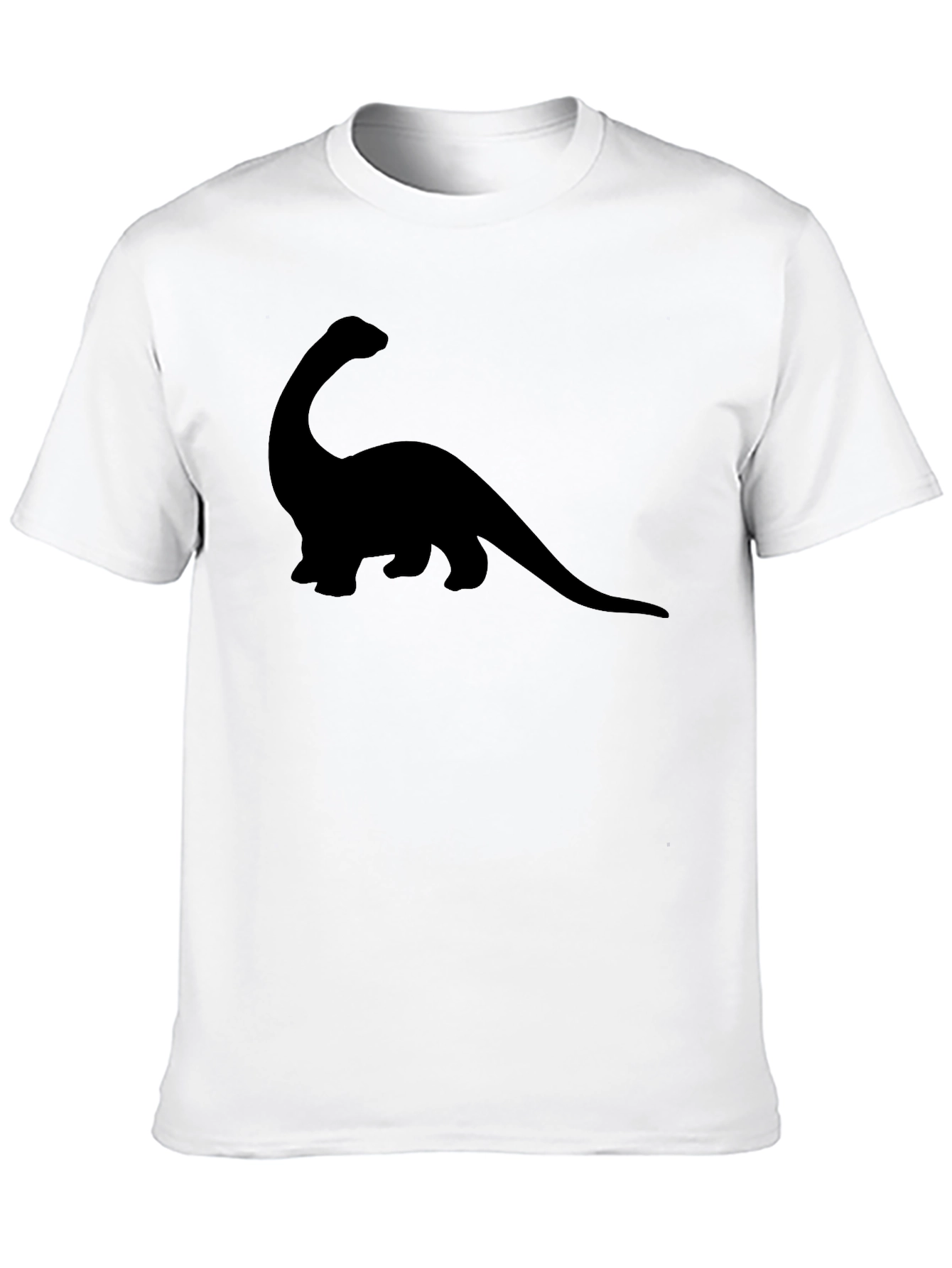 Dinosaur Graphic Tee - Black Brontosaurus T-Shirt