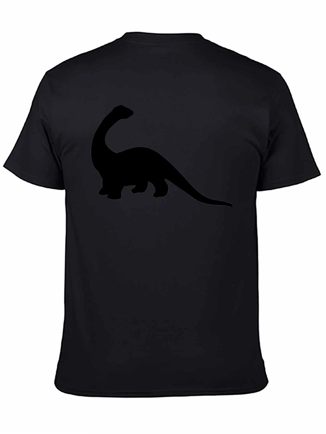 Dinosaur Graphic Tee - Black Brontosaurus T-Shirt
