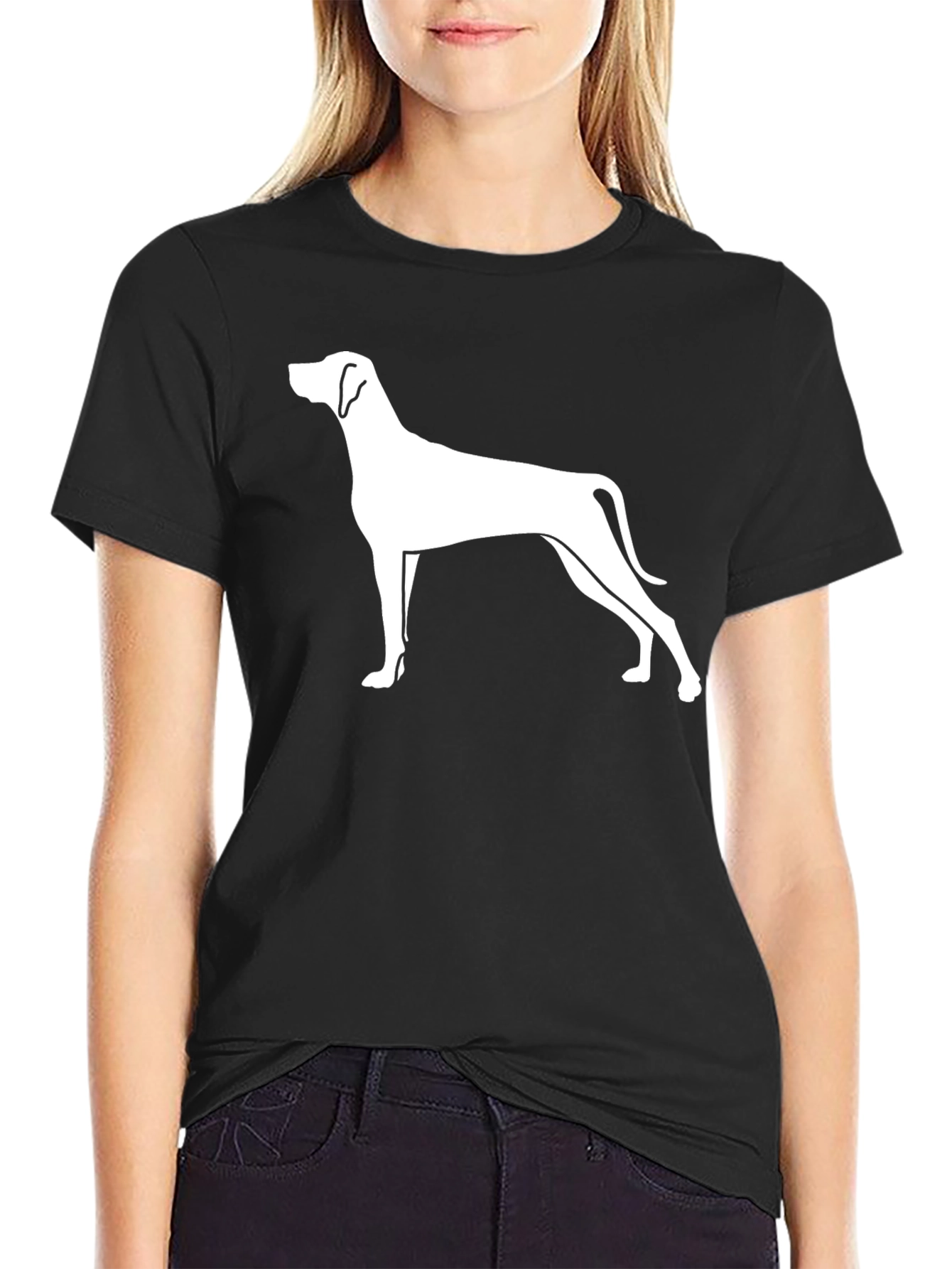 Dog Breed Silhouette Graphic T-Shirt