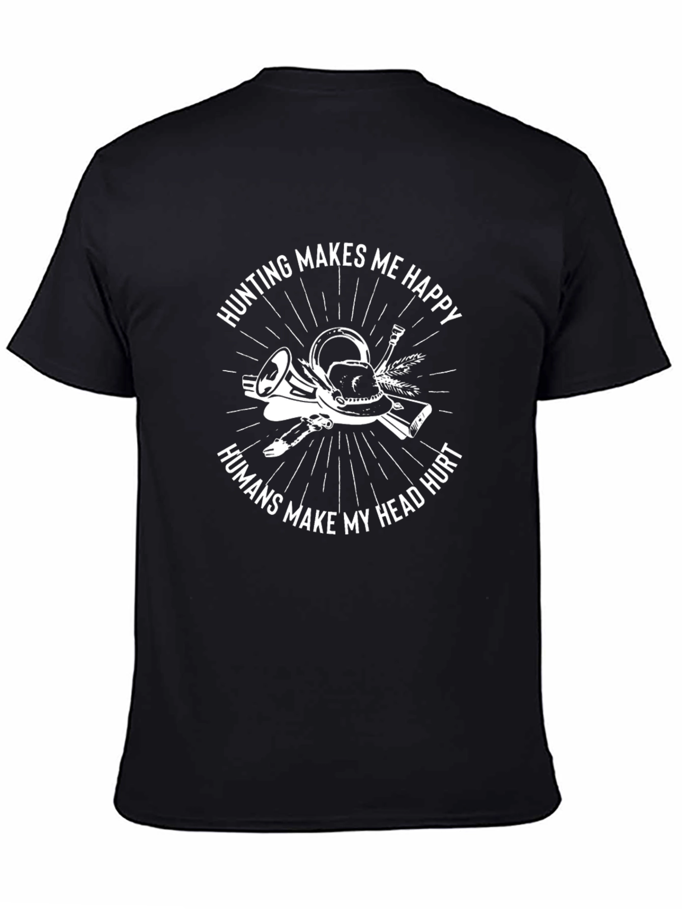Hunting Makes Me Happy Graphic Tee