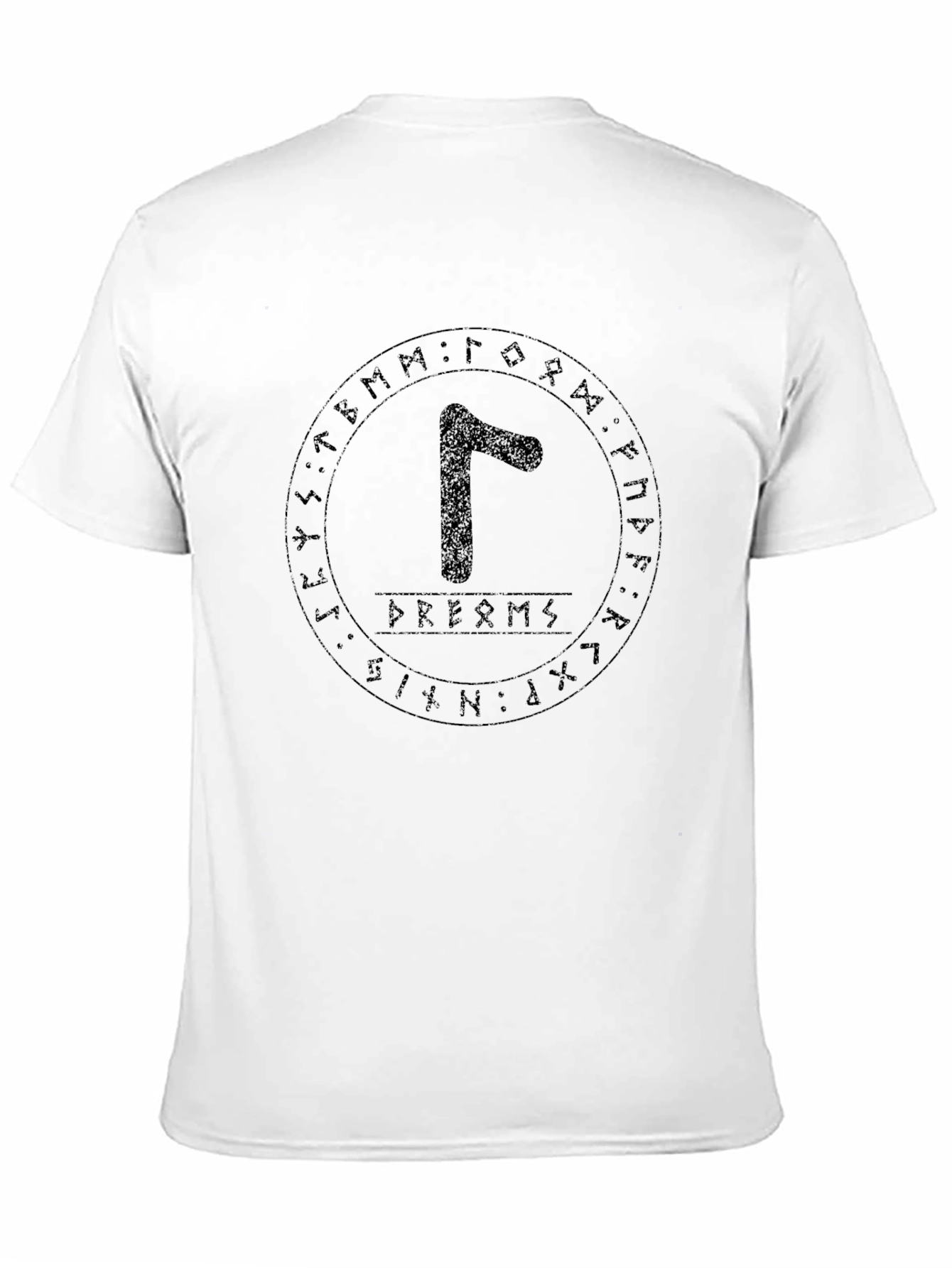 Viking Rune Dreams T-Shirt - Black