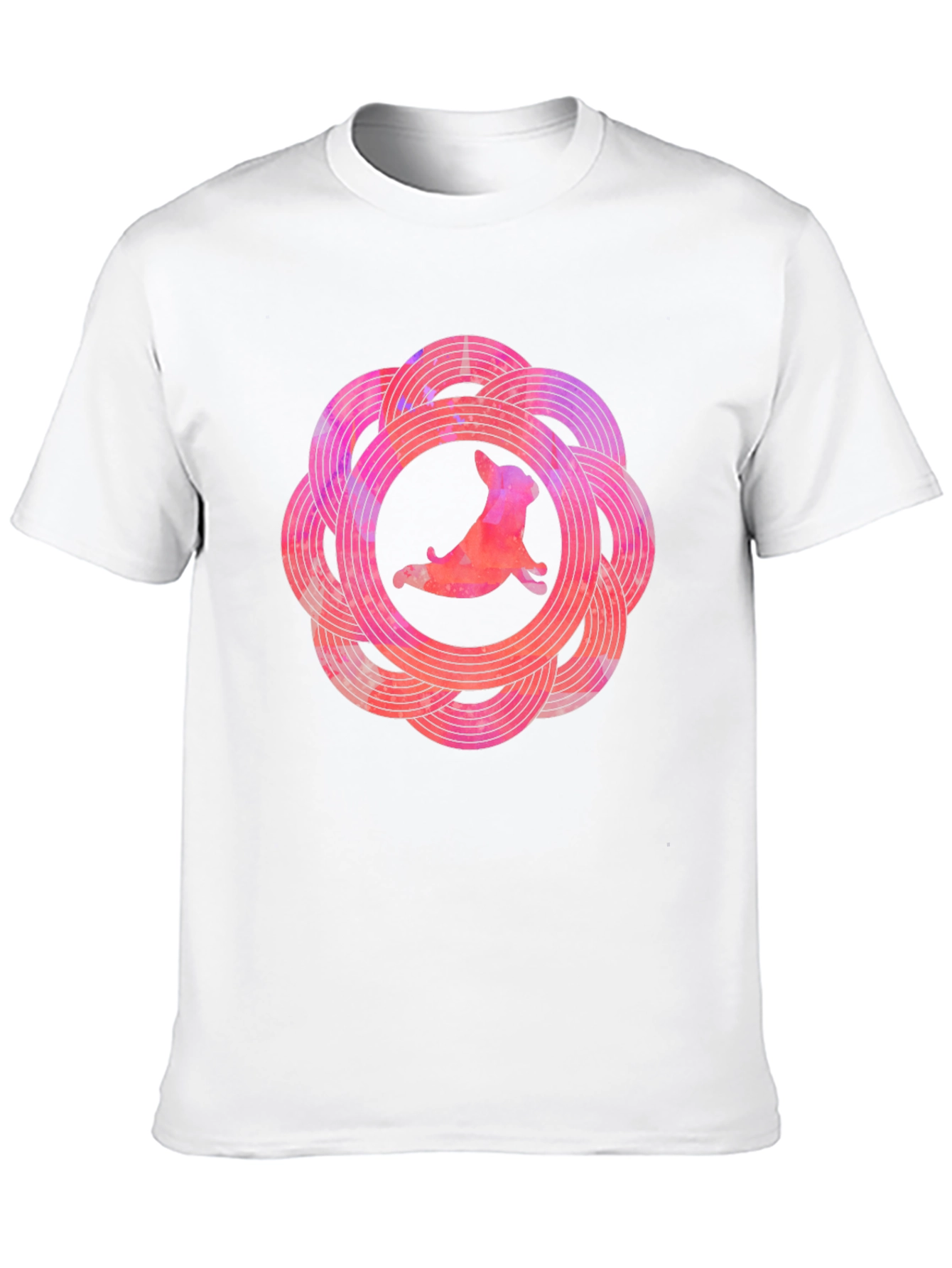 Yoga Dog Graphic Tee - Black Unisex T-Shirt