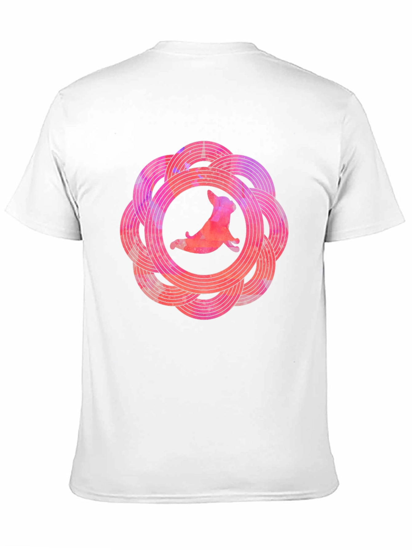 Yoga Dog Graphic Tee - Black Unisex T-Shirt