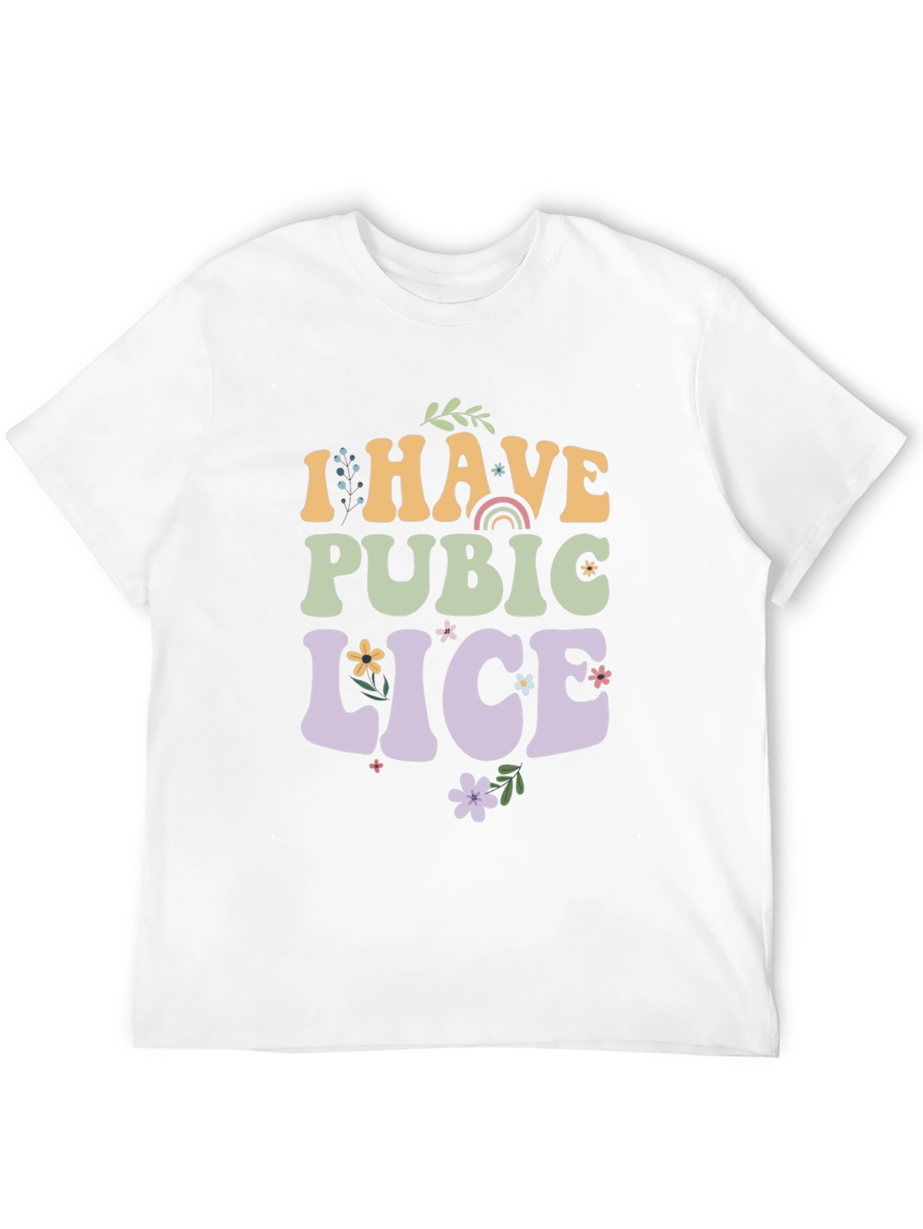 Humorous Graphic Tee - I Have Public Lice