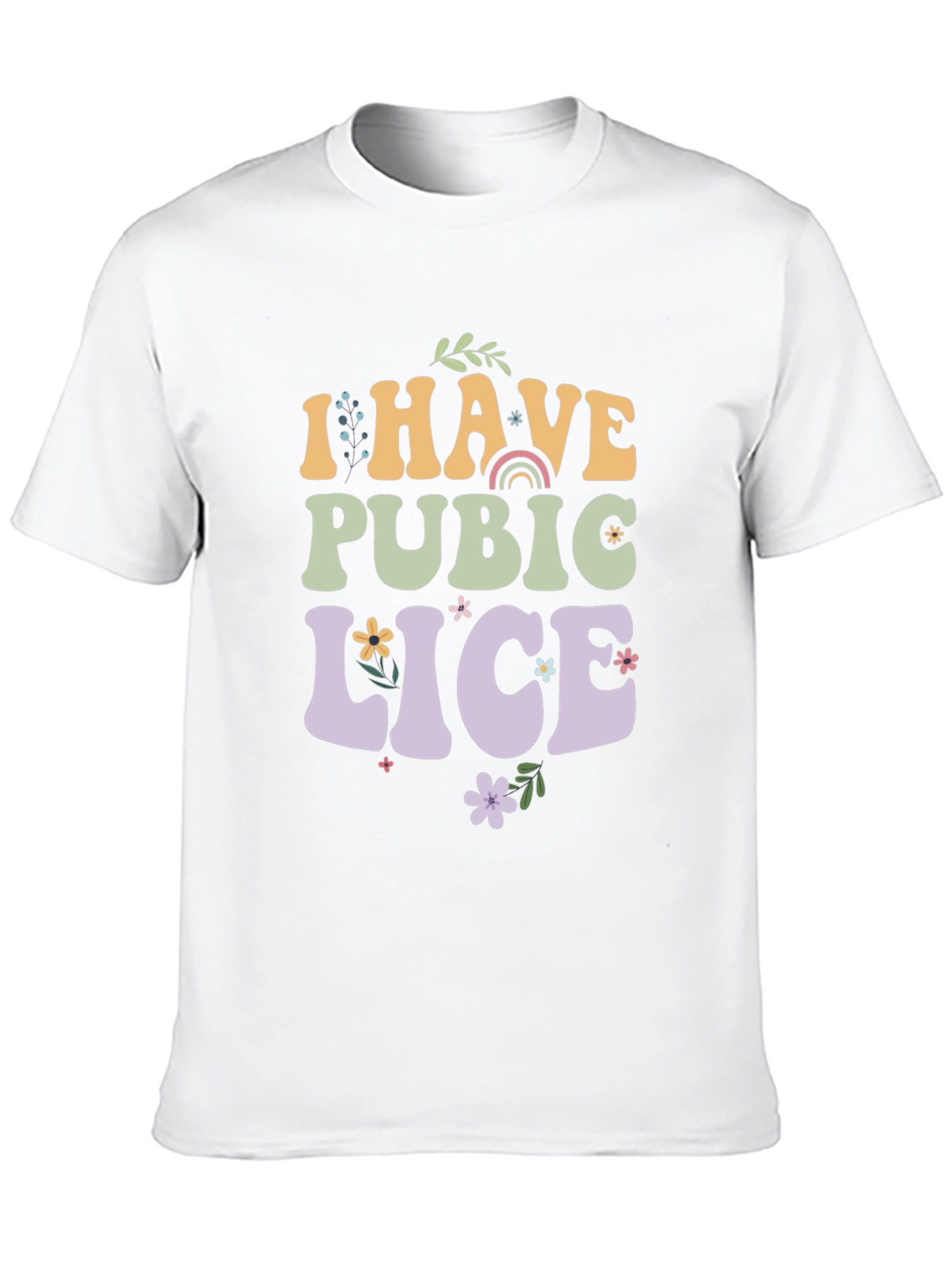 Humorous Graphic Tee - I Have Public Lice
