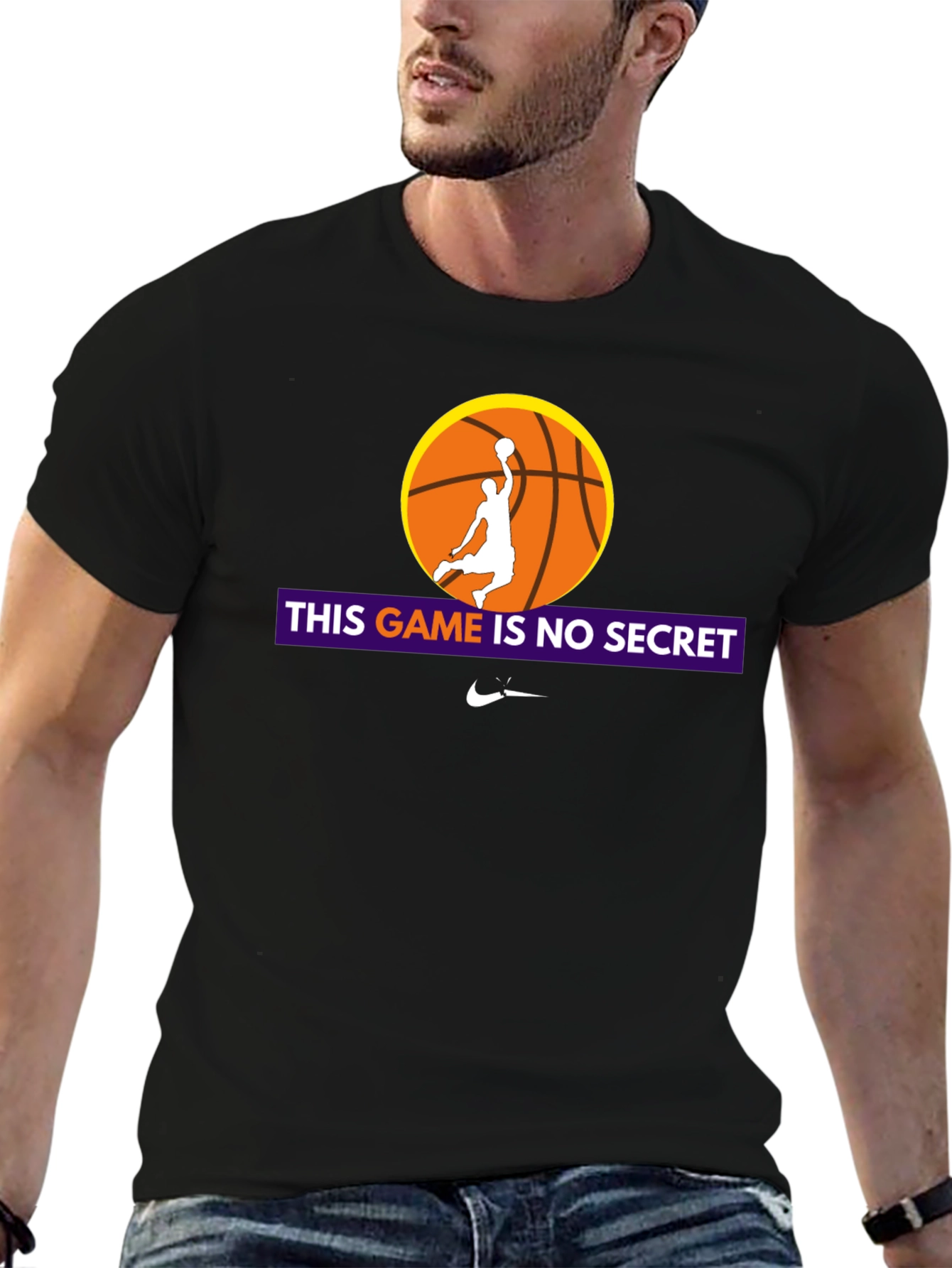 Basketball Graphic Tee - This Game is No Secret