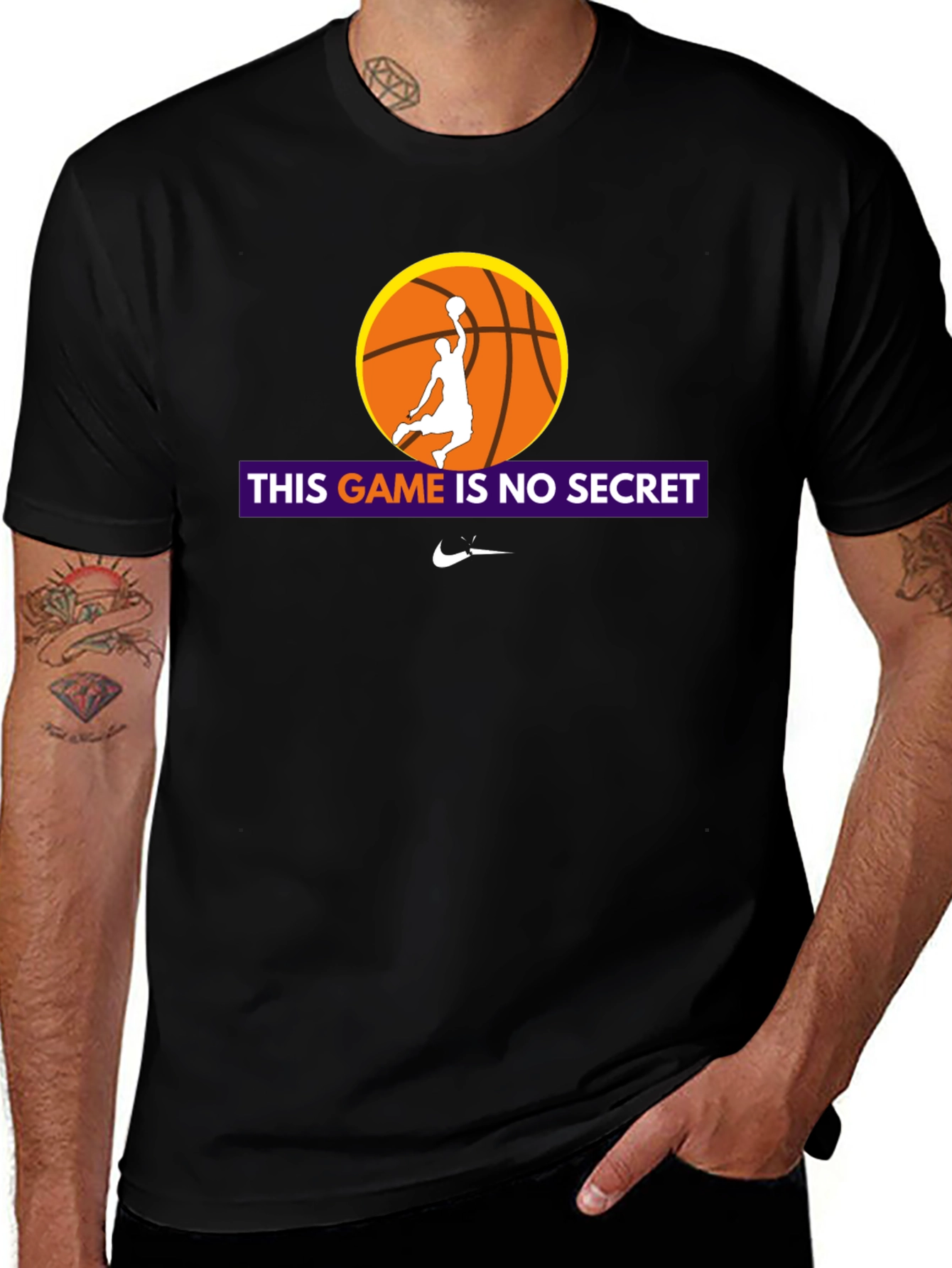 Basketball Graphic Tee - This Game is No Secret